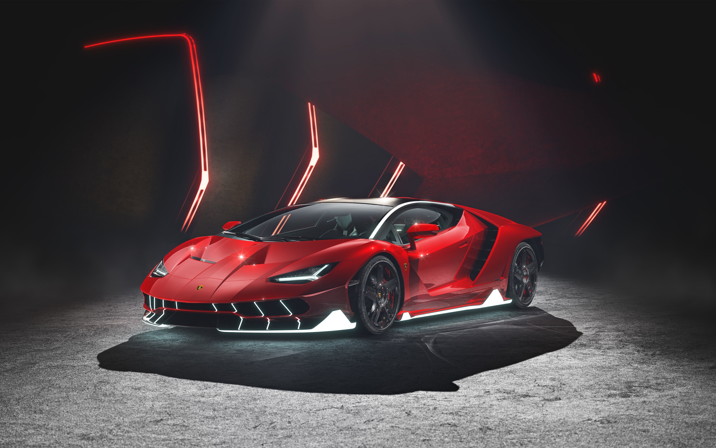 Wallpaper 4k Red Lamborghini Wallpaper