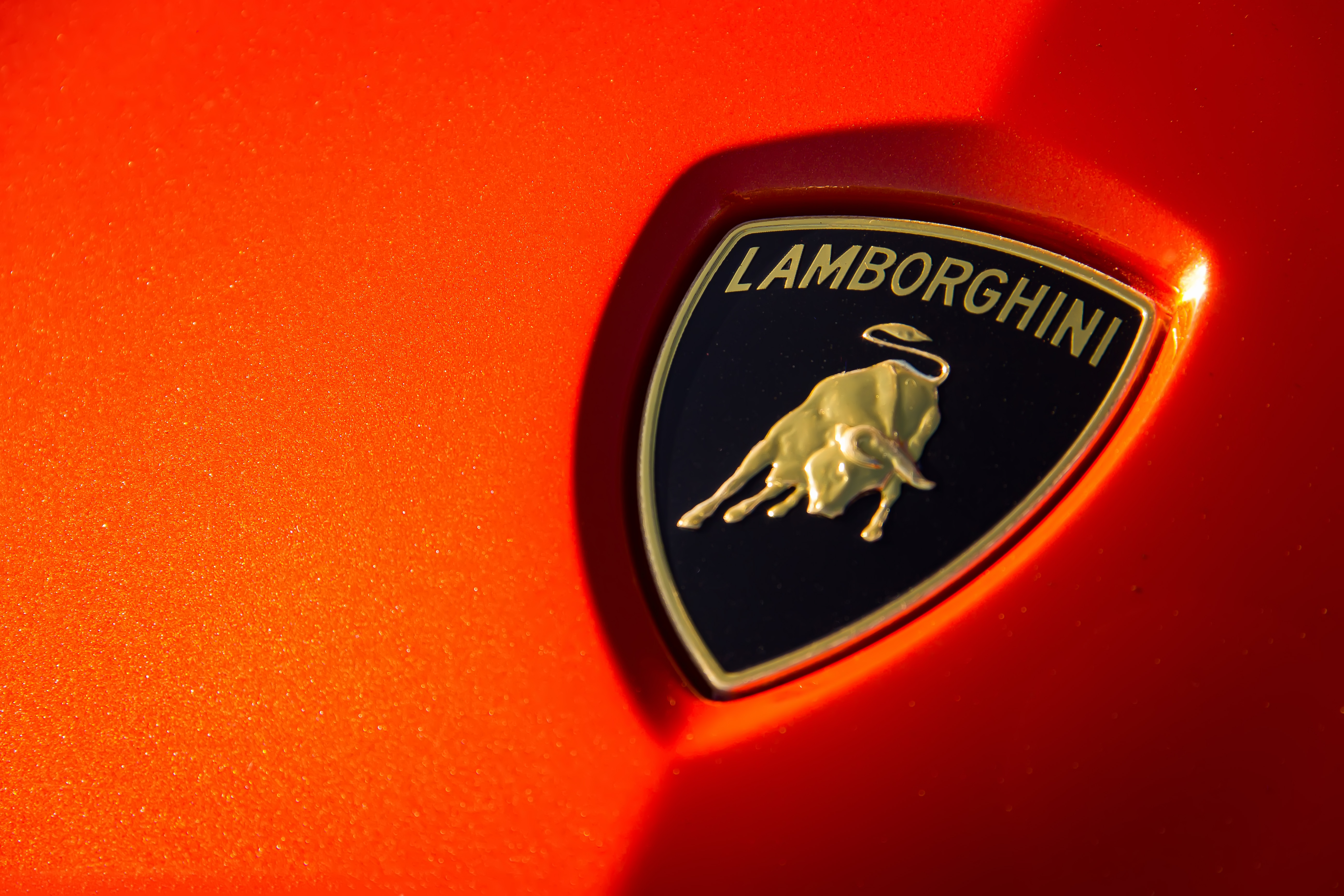 Lamborghini, Logo, 4K Gallery HD Wallpaper