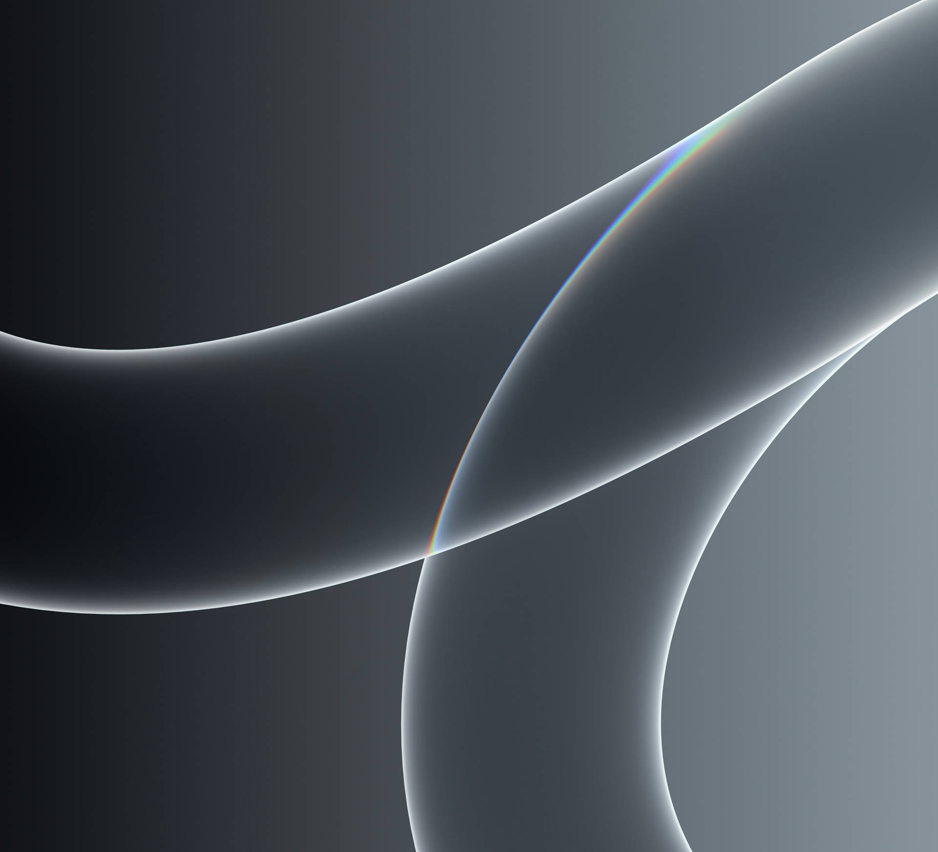 Download Silver Outlines iMac 4K Wallpaper