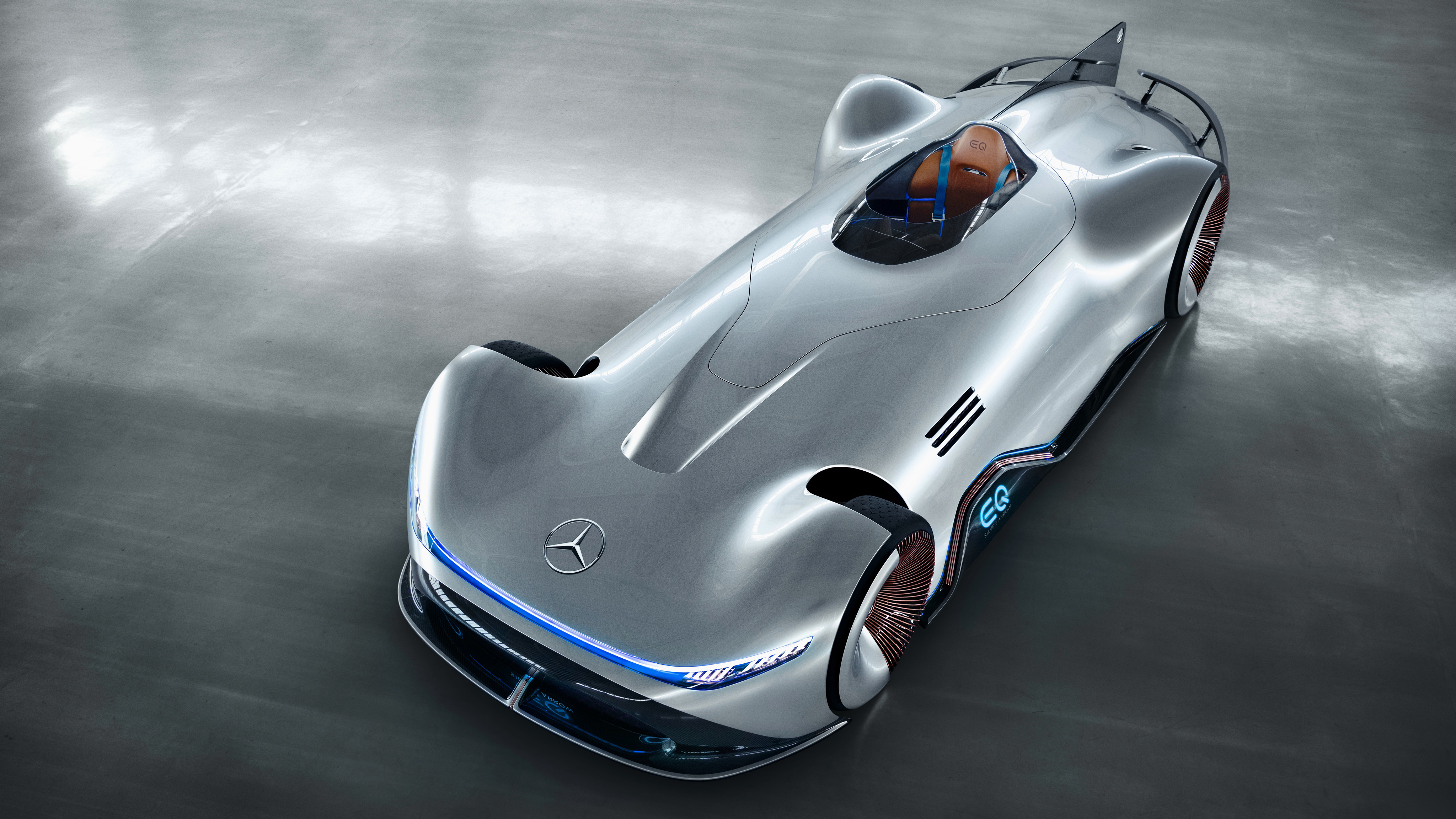 Mercedes Benz Vision EQ Silver Arrow 4K 9 Wallpaper Car Wallpaper