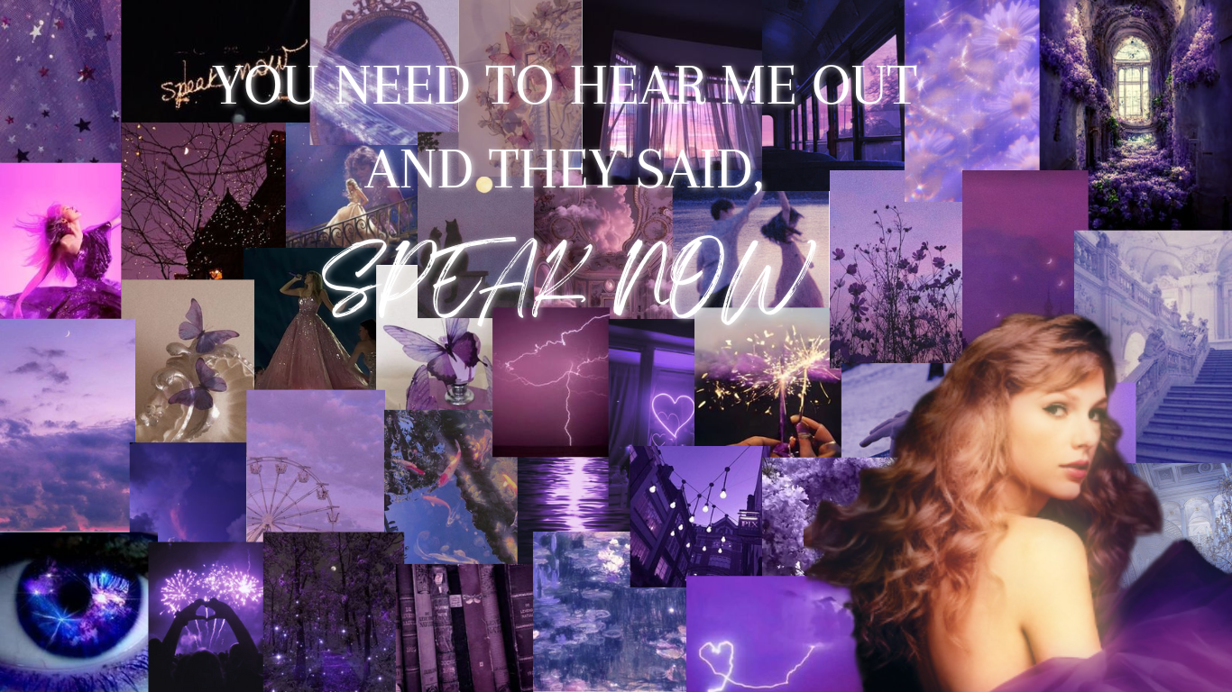 Speak Now (Taylors Version) Inspired Wallpaper!