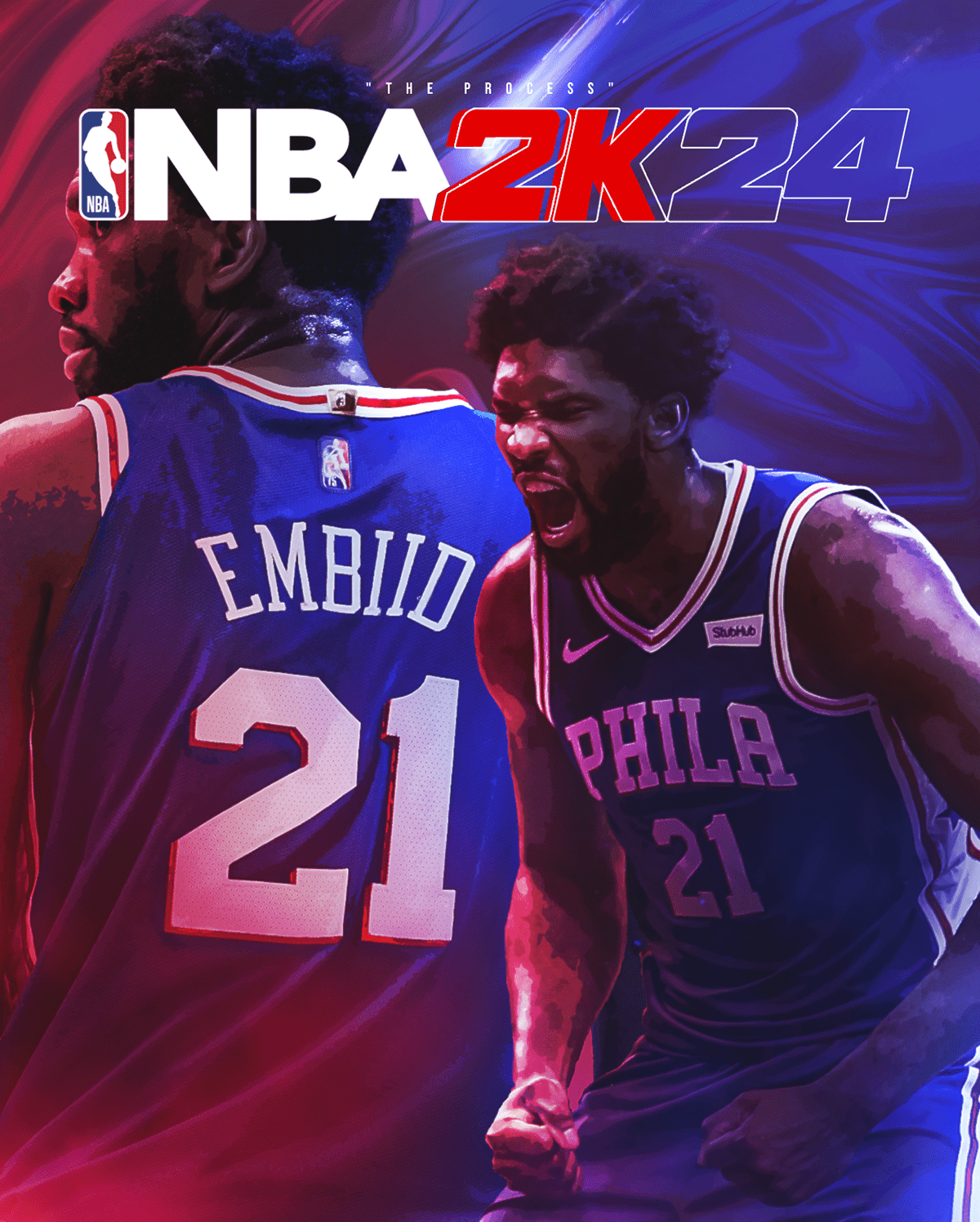 Joel The Process Embiid NBA 2K24 Fanmade Cover