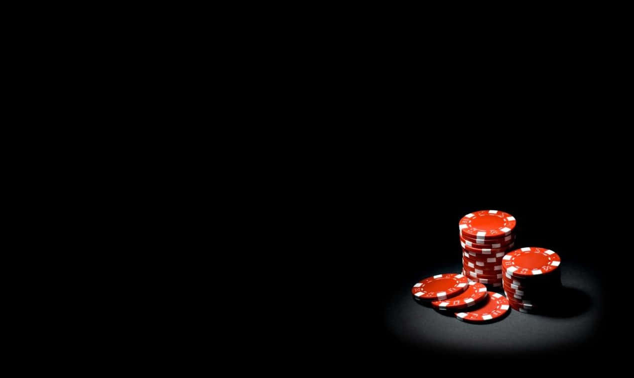 Download Stacked Red Chips Casino Background