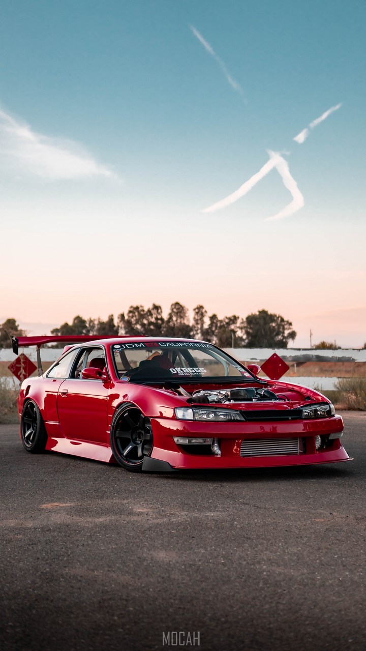 Sports Car, Red, Drifting, King, Sky, Panasonic P95 screensaver, 720x1280 Gallery HD Wallpaper