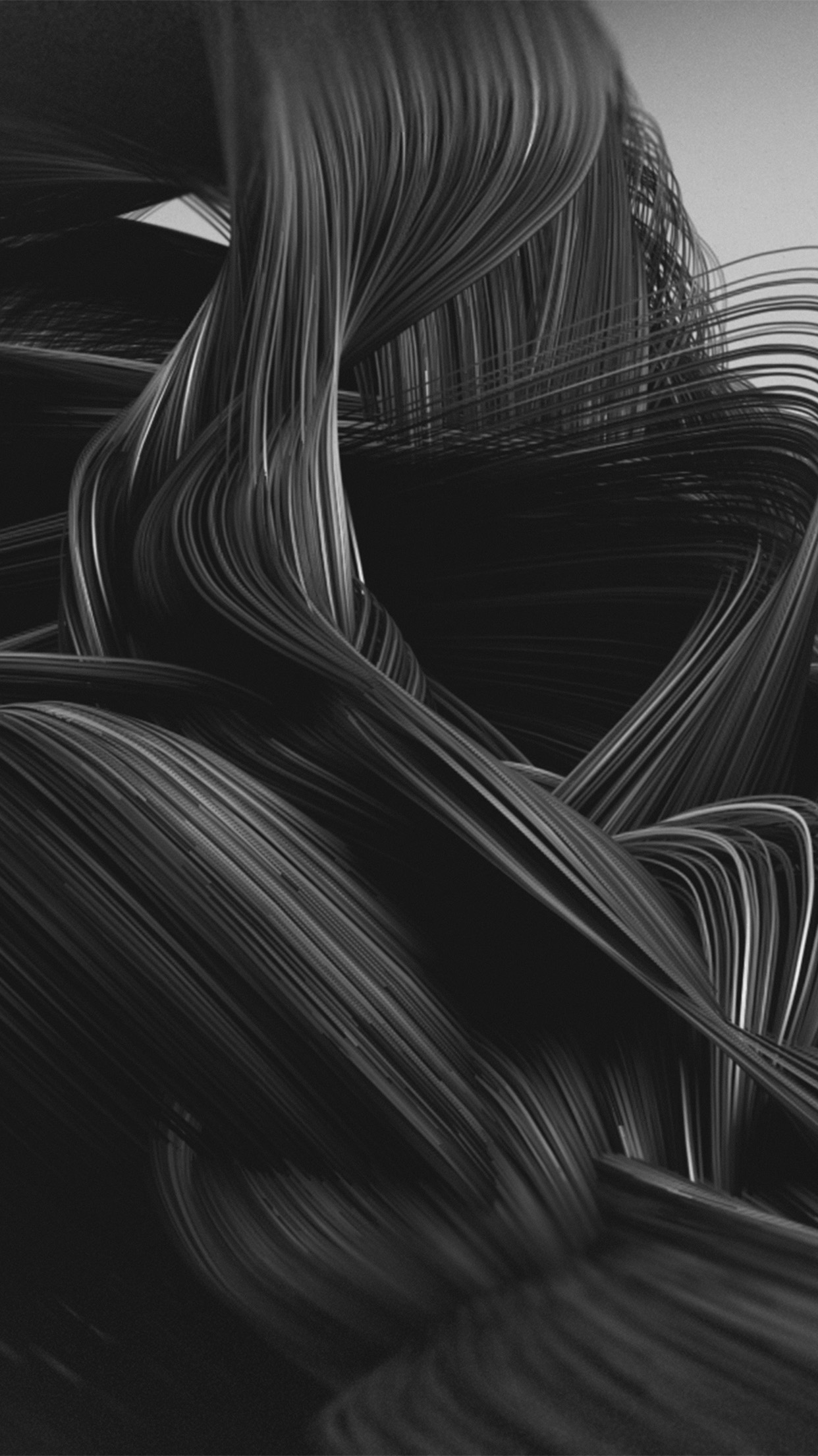 line abstract dark bw pattern background