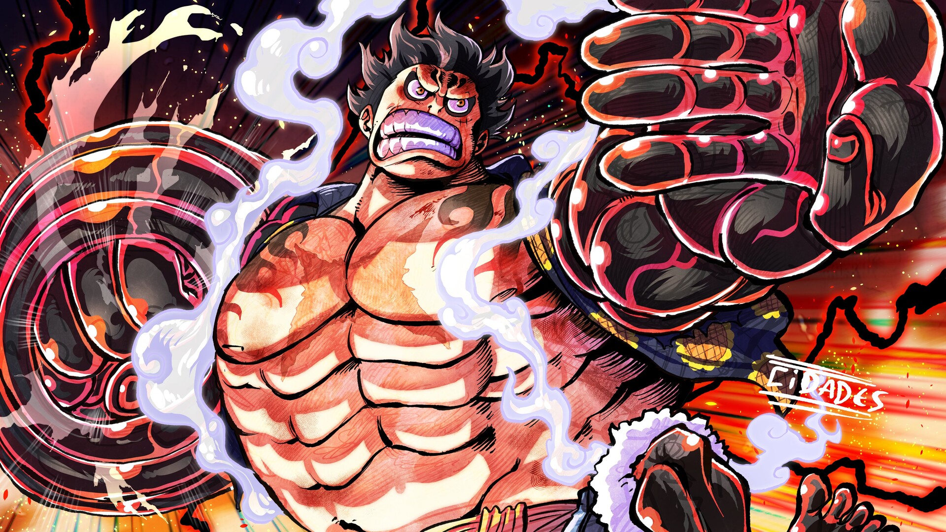 Monkey D Luffy Gear 4 Wallpapers - Wallpaper Cave