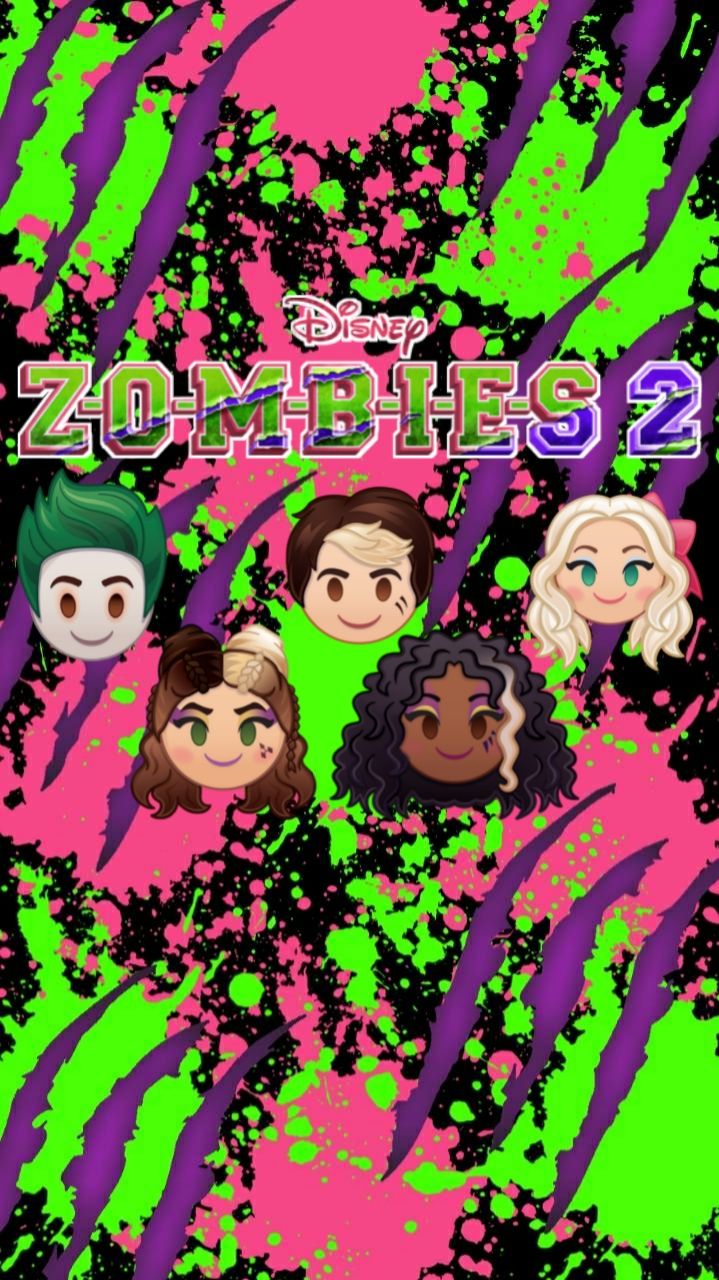Z O M B I E S 2 Emoji Wallpaper. Dibujos De Zombies, Zoombies, Cumpleaños Del Zombie