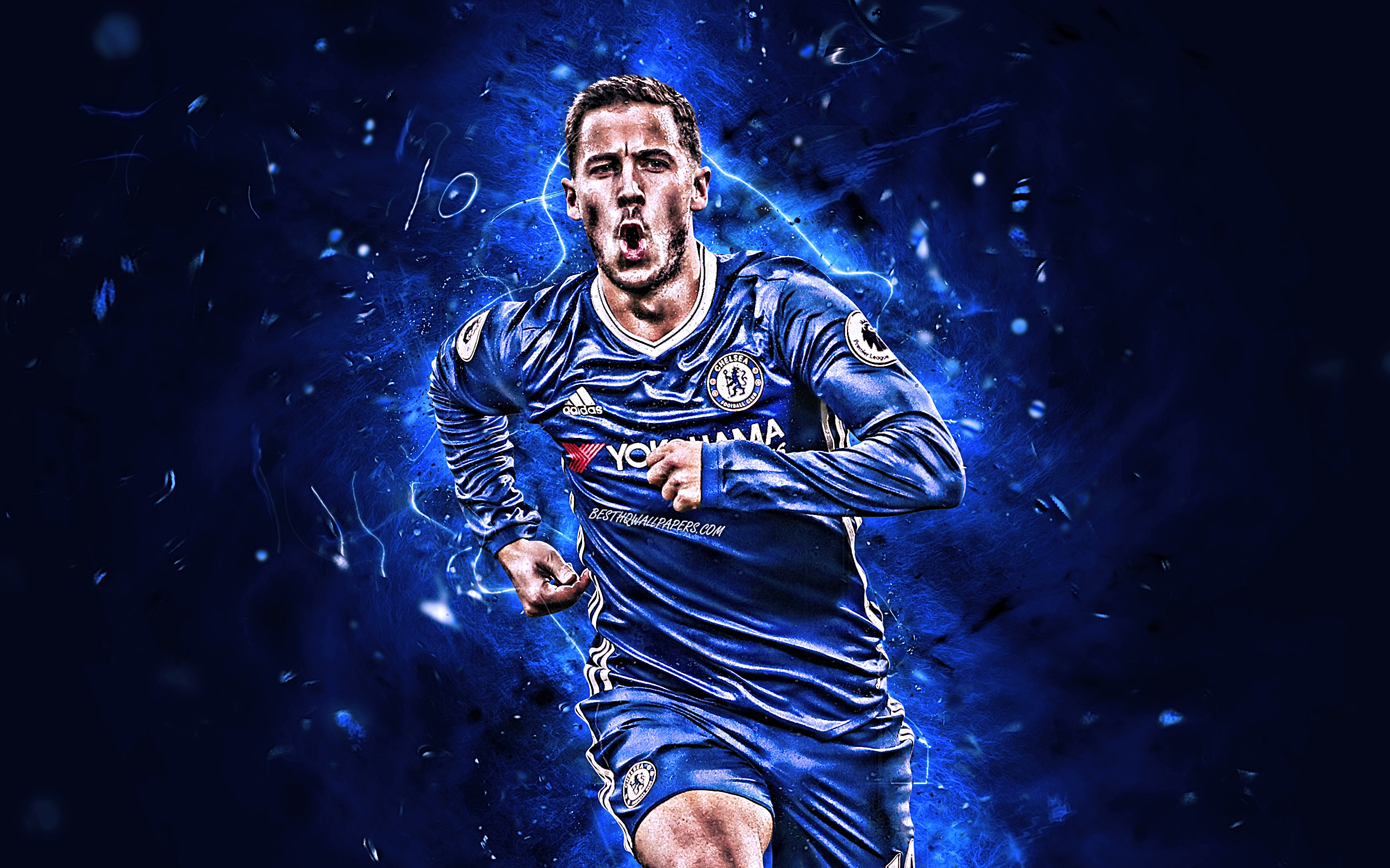 soccer, Eden Hazard, Chelsea, 4K Gallery HD Wallpaper