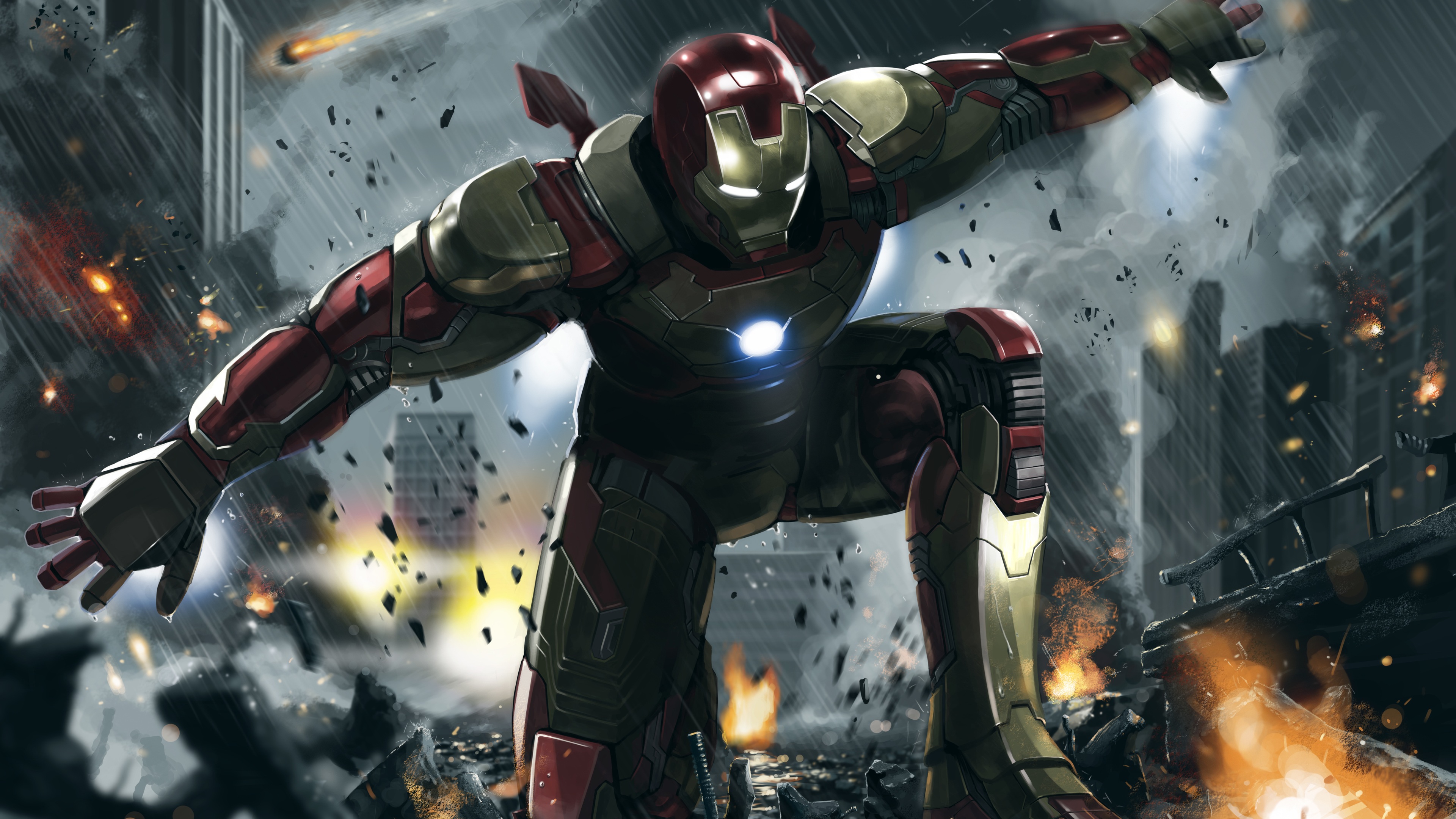 Wallpaper 4k Iron Man 3 Art 4k Wallpaper