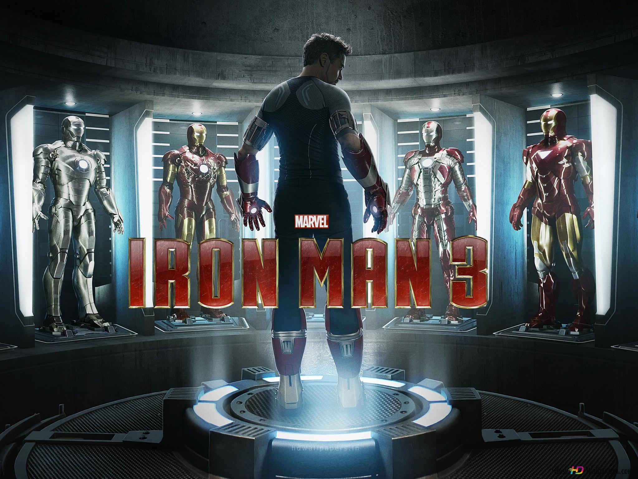 Iron man 3 movie poster 2K wallpaper download