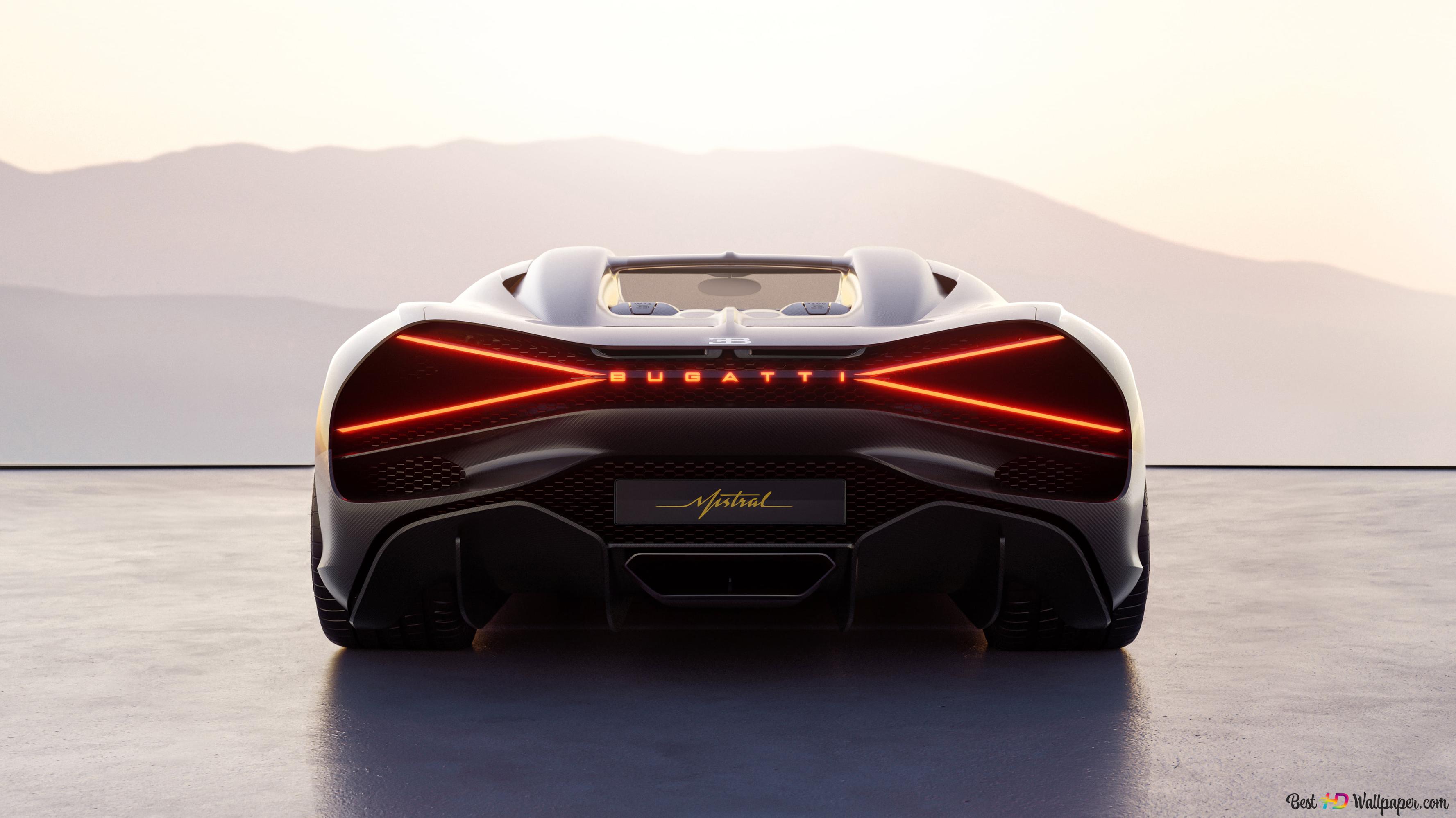 2024 Bugatti W16 Mistral 4K wallpaper download