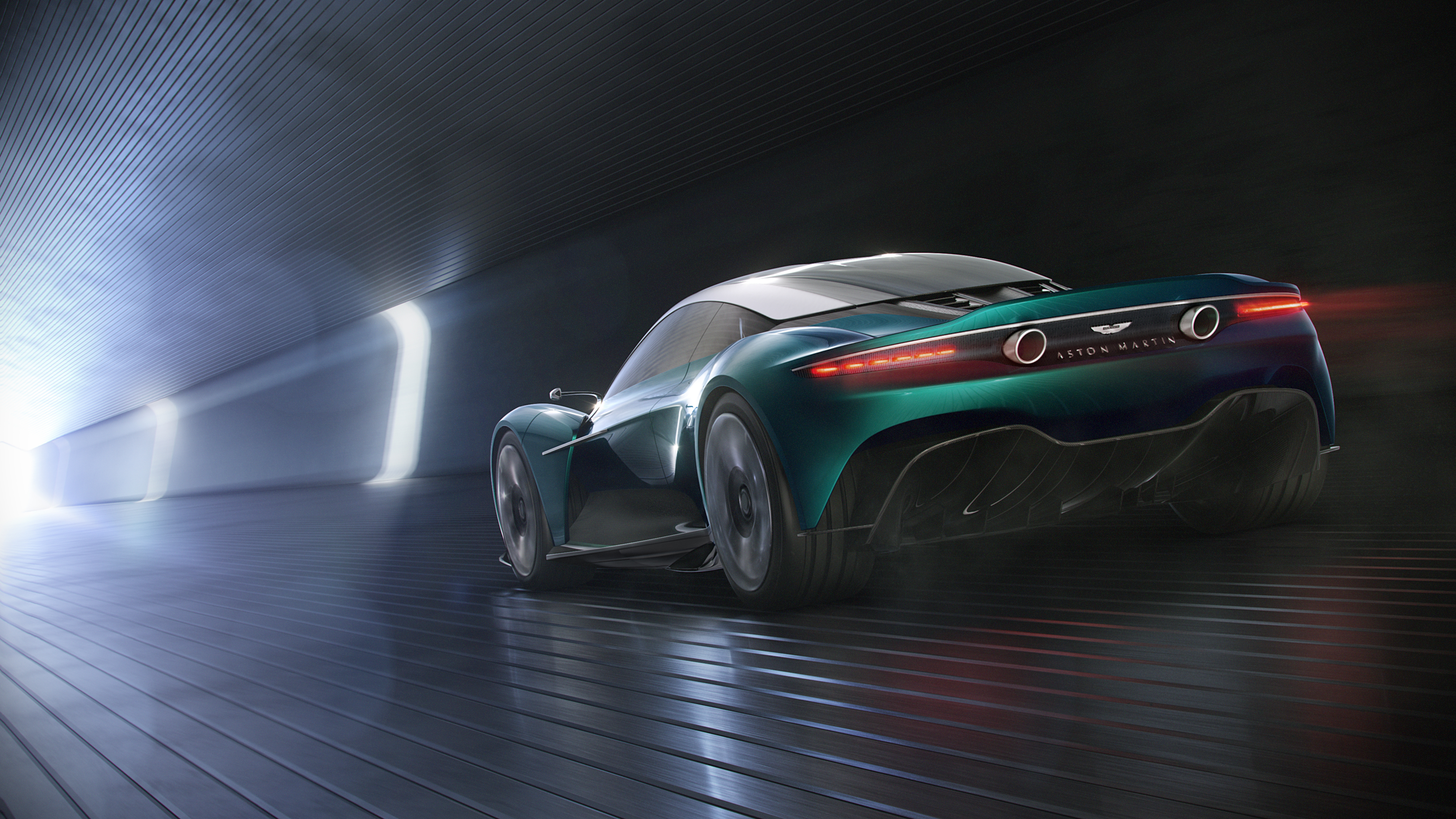 Wallpaper 4k Aston Martin Vanquish Vision Concept 2019 Rear 4k Wallpaper