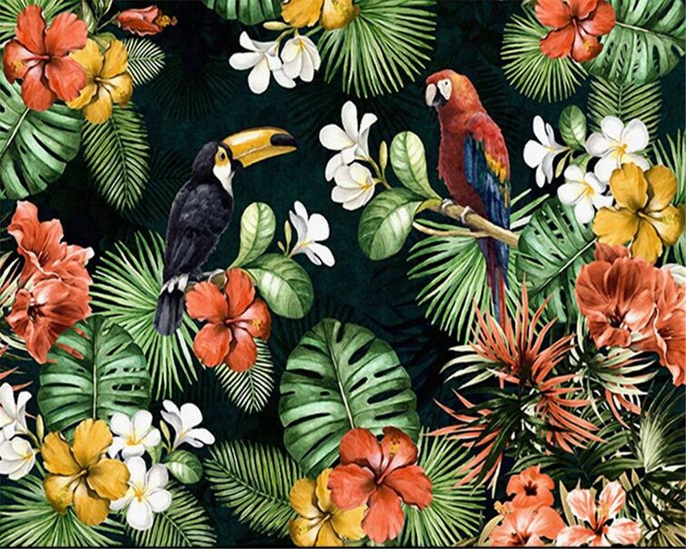 Tropical Parrot Wallpaper
