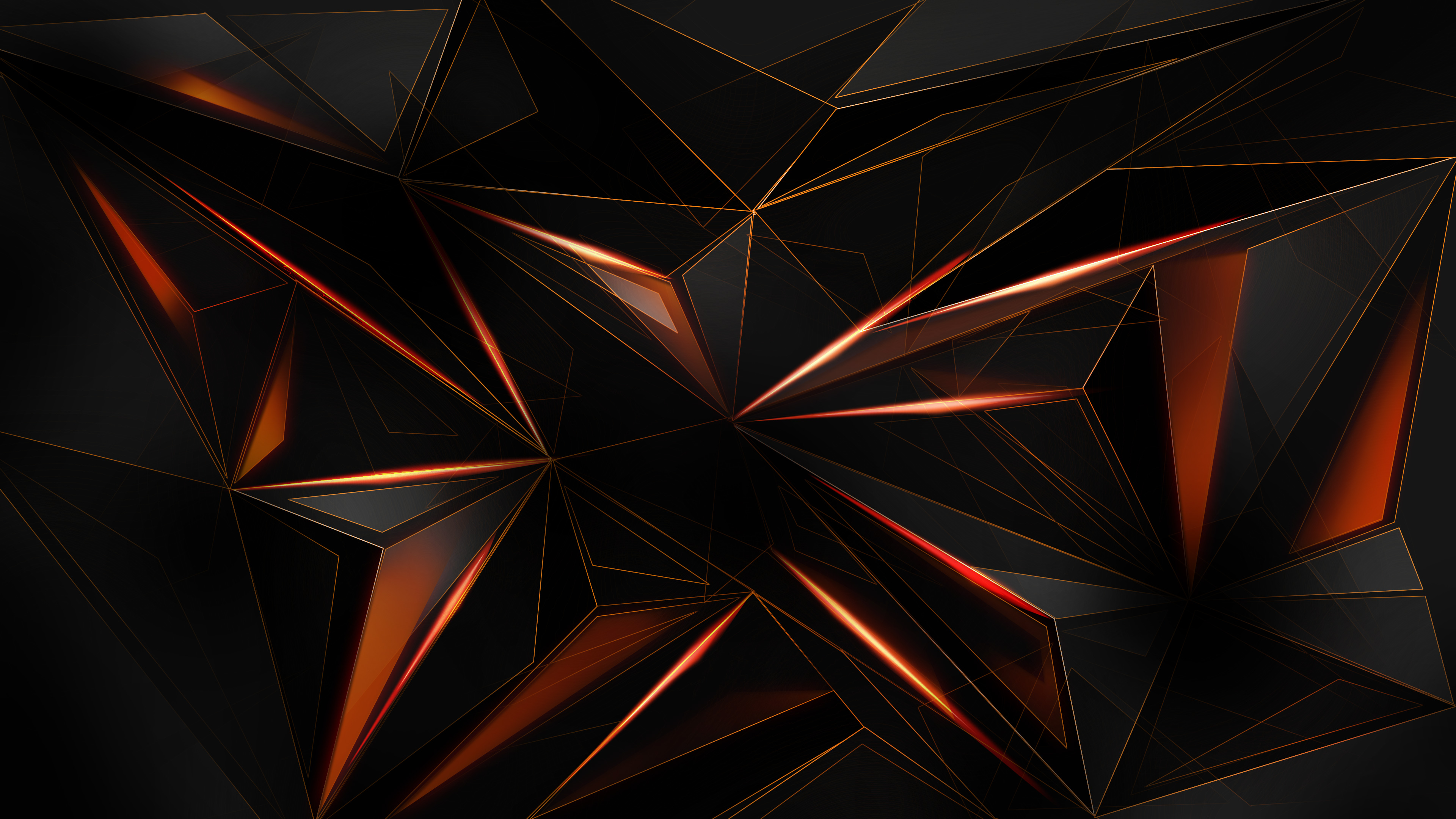 Abstract Polygon 4K Wallpaper