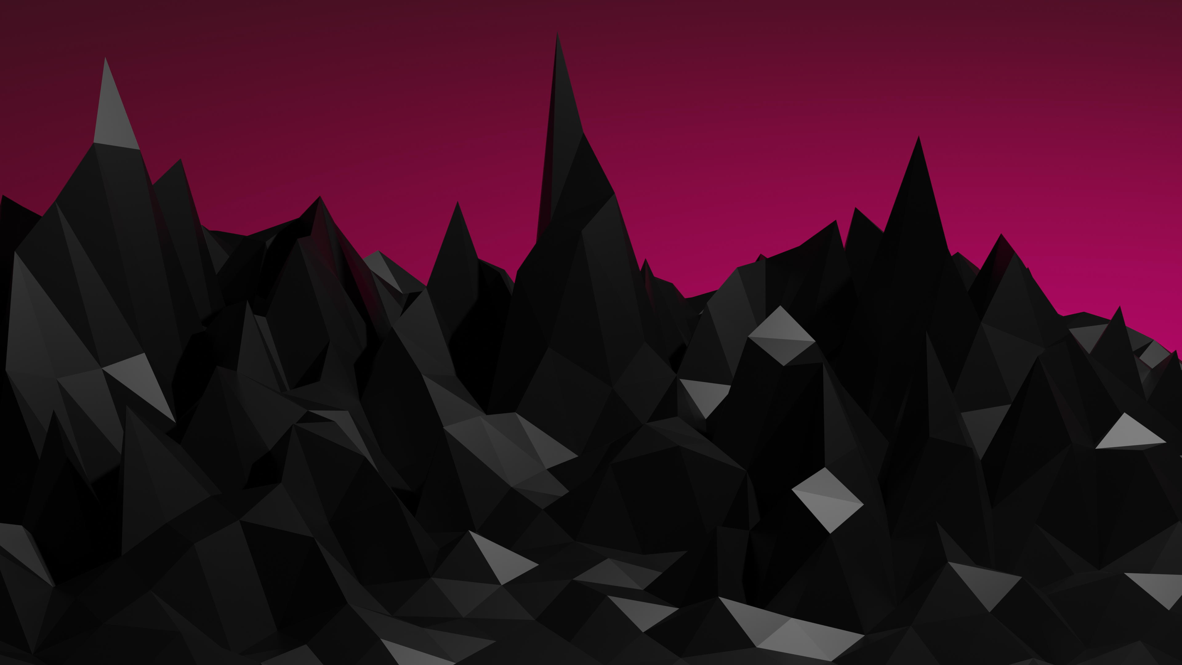Artistic Low Poly 4K, Polygon Gallery HD Wallpaper