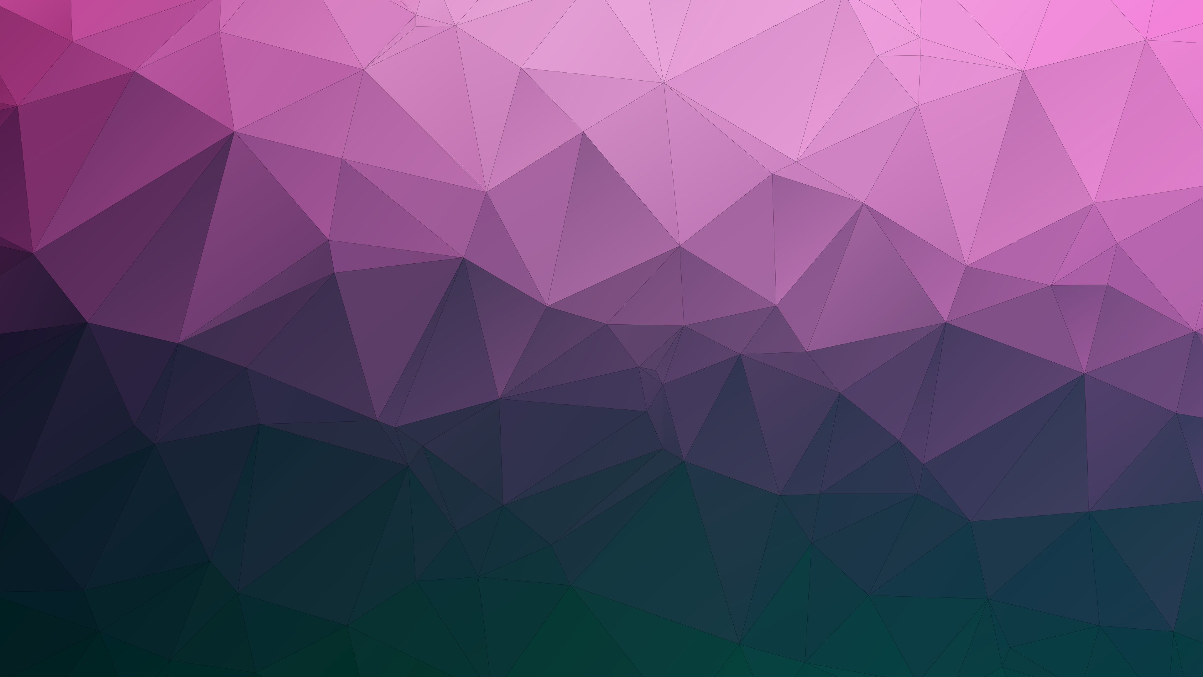 Wallpaper / polygon, triangles, geometric, gradient, lines, 4k free download