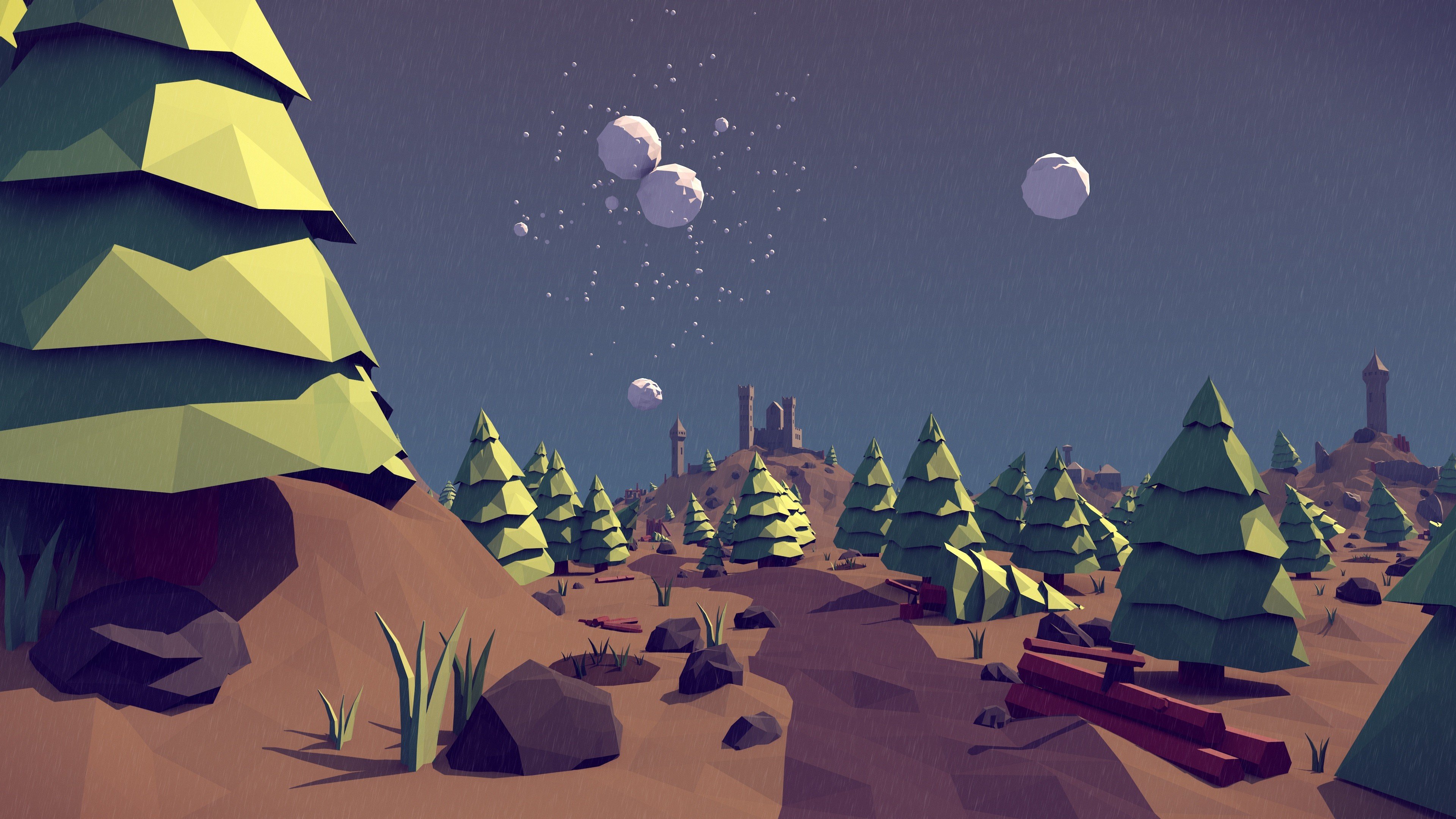 Polygon 4K wallpaper for your desktop or mobile screen free and easy to download