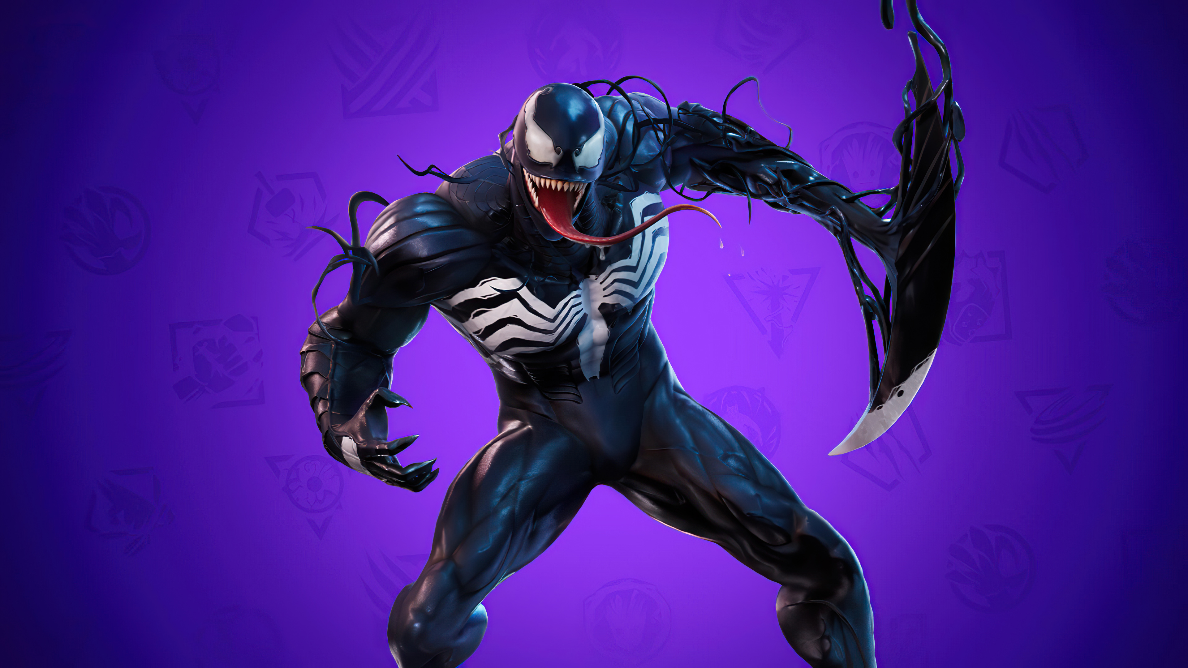 Wallpaper 4k Fortnite Marvel Series Venom 4k Wallpaper