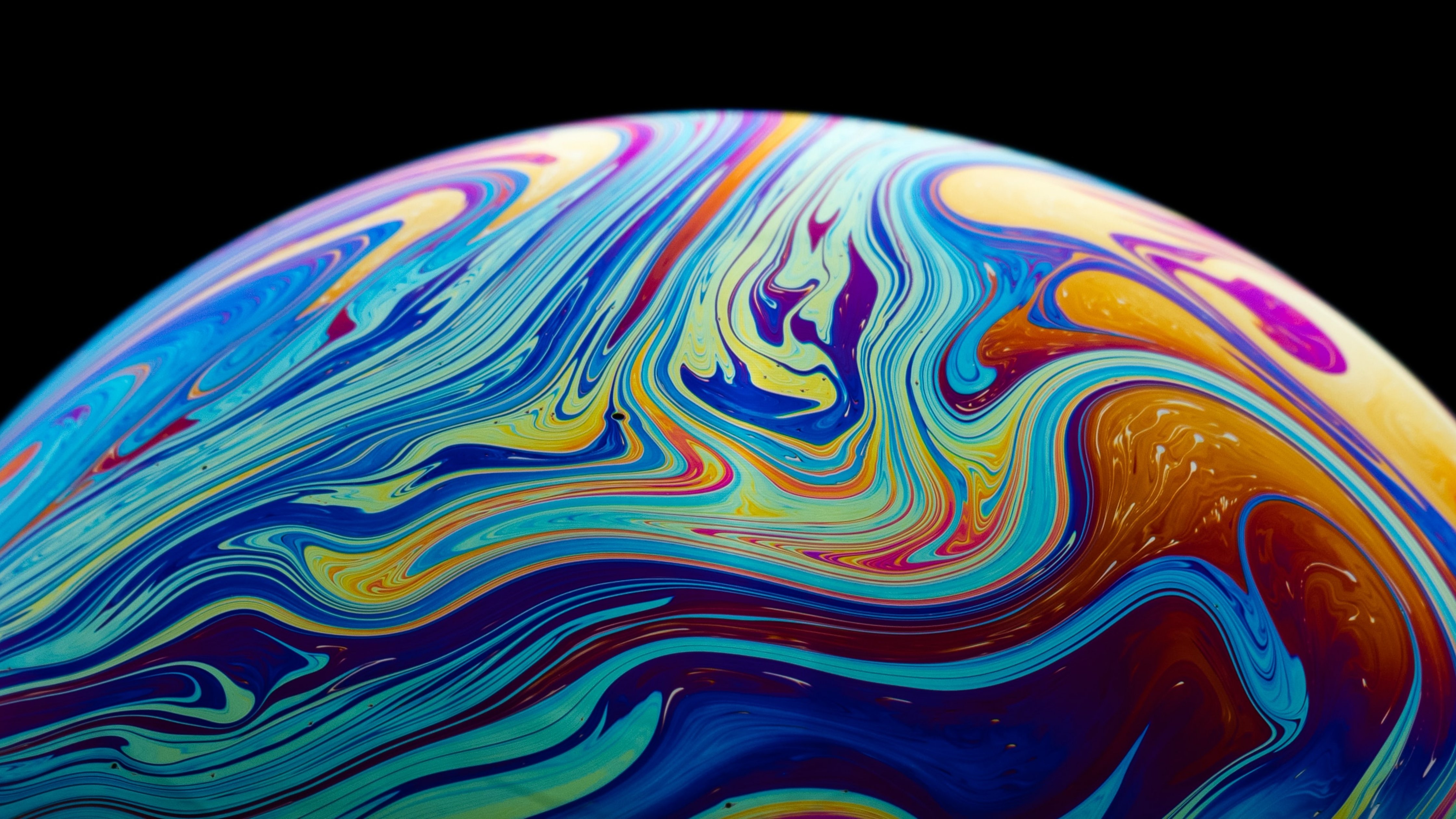 Soap Bubble Wallpaper 4K, Modern Art, Painting, Vibrant