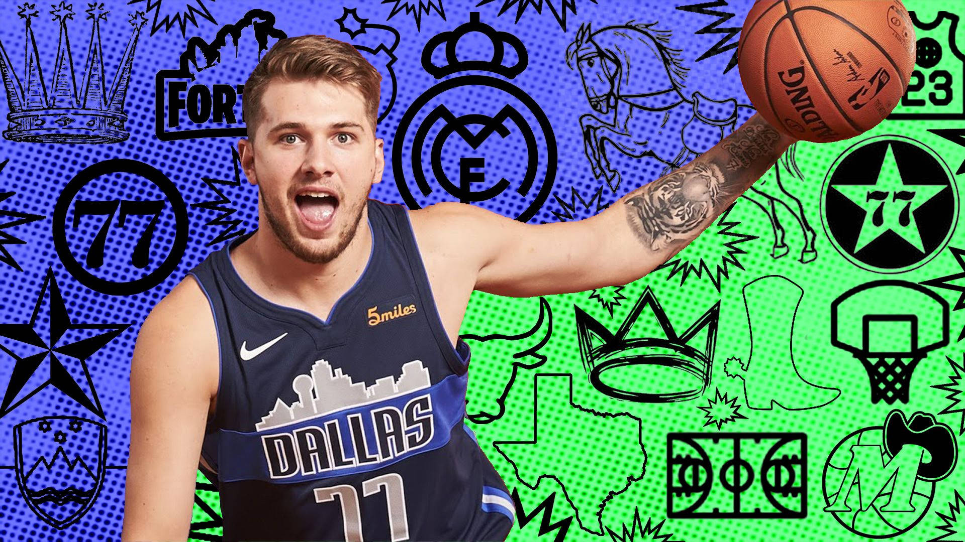 Luka Dončić HD Wallpaper and Background