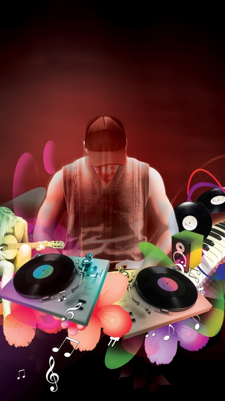 Wallpaper / Music DJ Phone Wallpaper, Electronic Music, 720x1280 free download