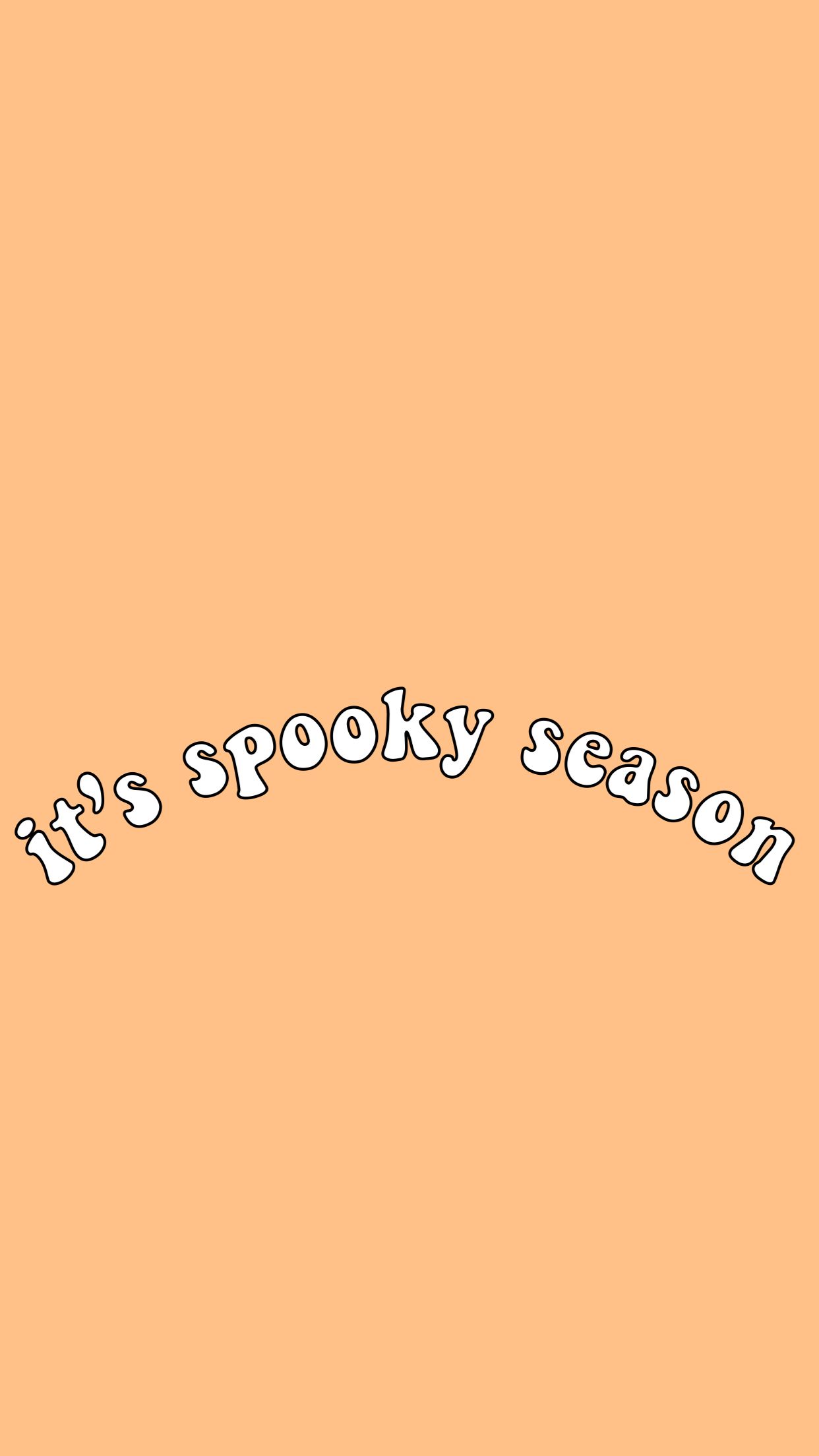 Orange Aesthetic Halloween Wallpaper