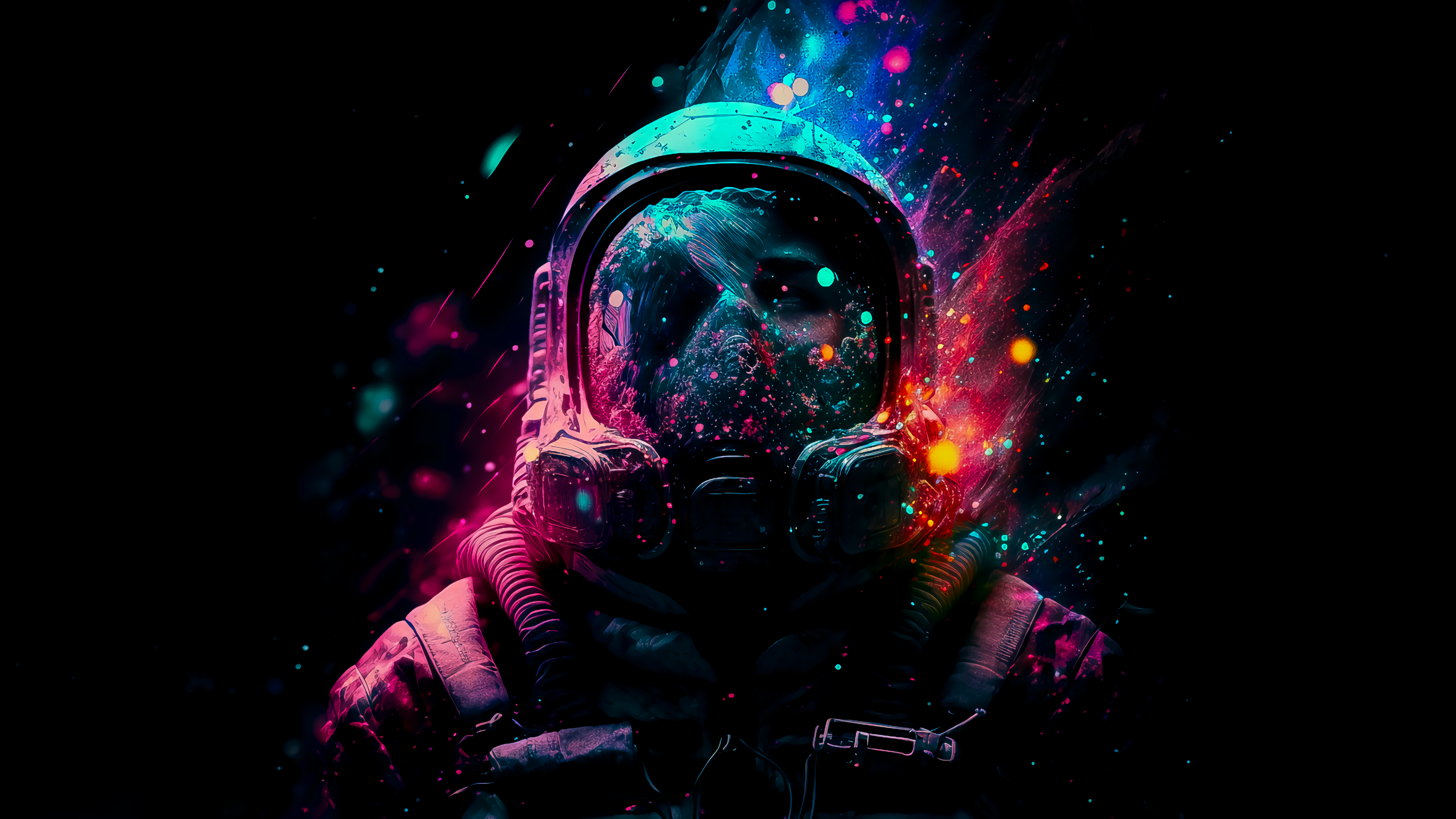 AI Generated Astronaut Aesthetics 4K Wallpaper For PC