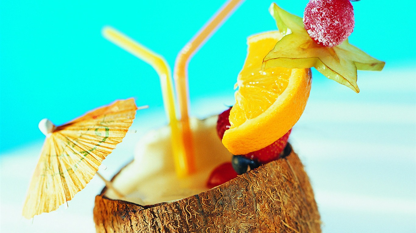 tropical fruit drink Still Life Photography logo