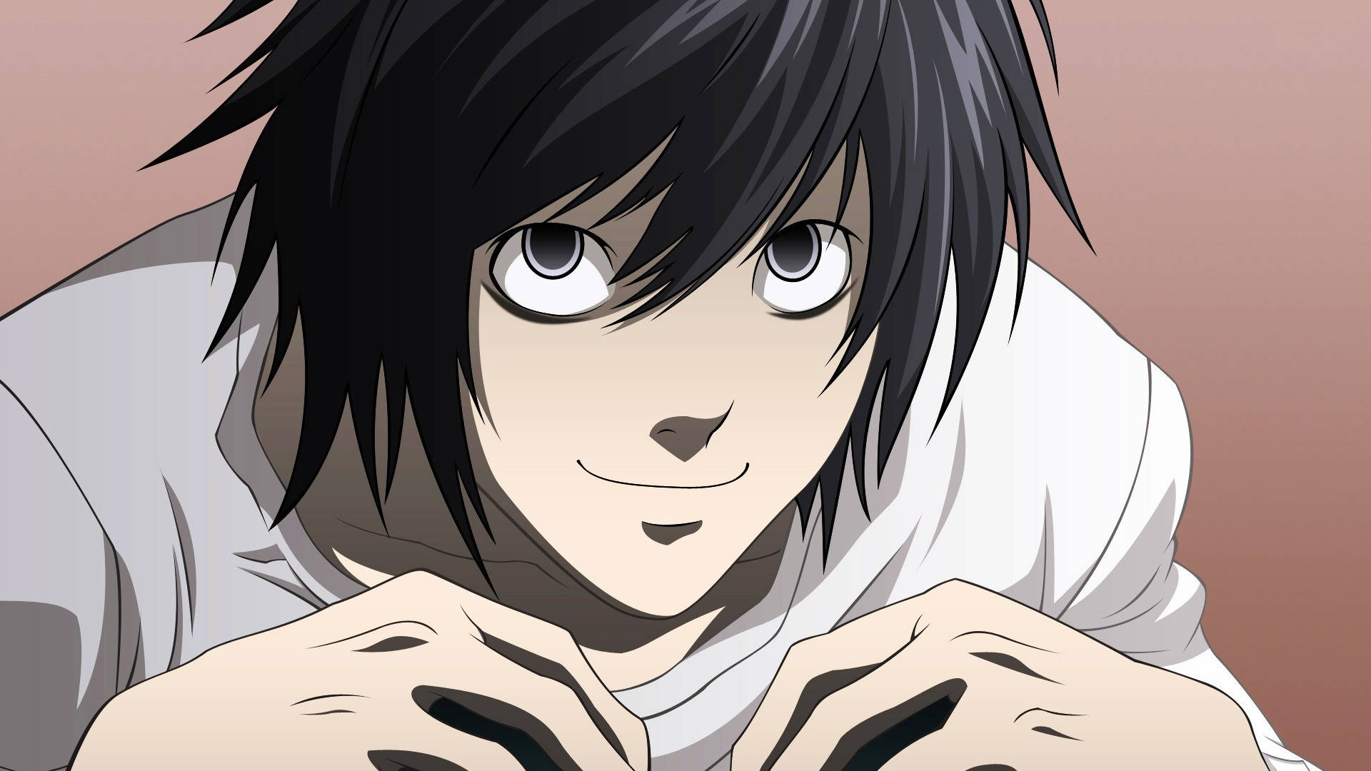 Download Smiling L Lawliet From Death Note Wallpaper