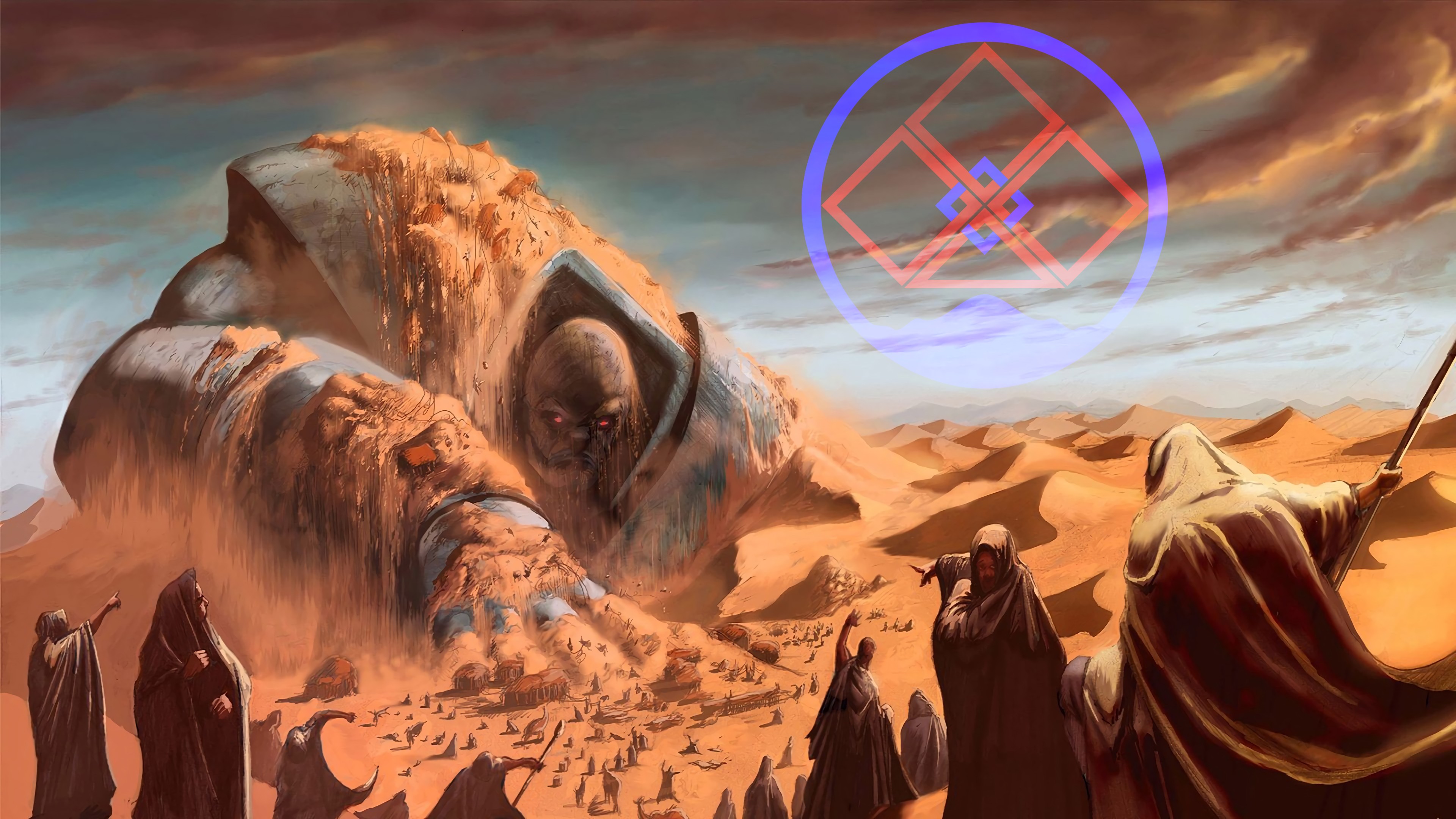 Wallpaper, illustration, logo, Marvel Comics, X Men, giant, mythology, digital vandalism, Apocalypse character, screenshot, computer wallpaper 3840x2160