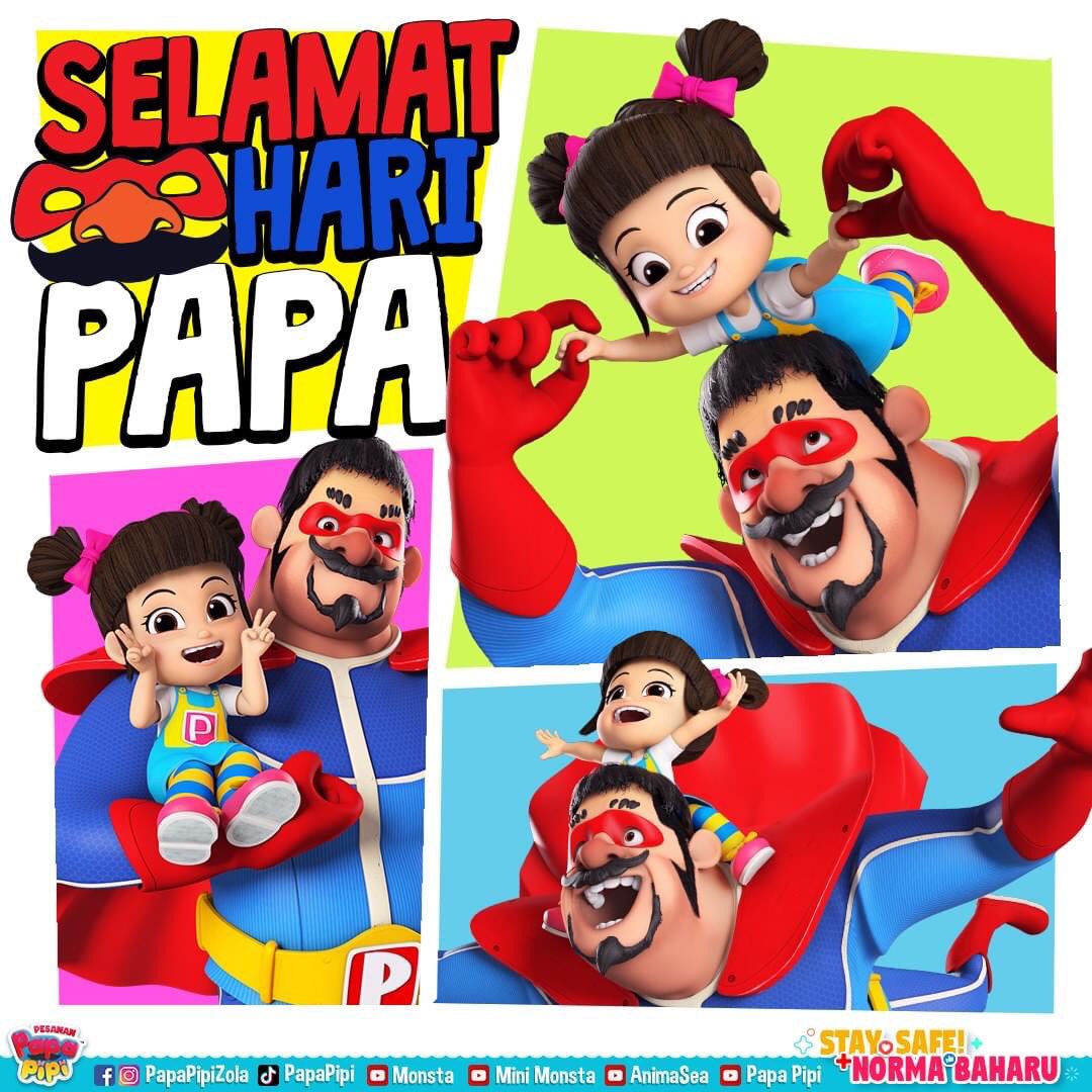 MONSTA™ Hari PAPA kepada Papa Zola dan semua papa² di dunia!