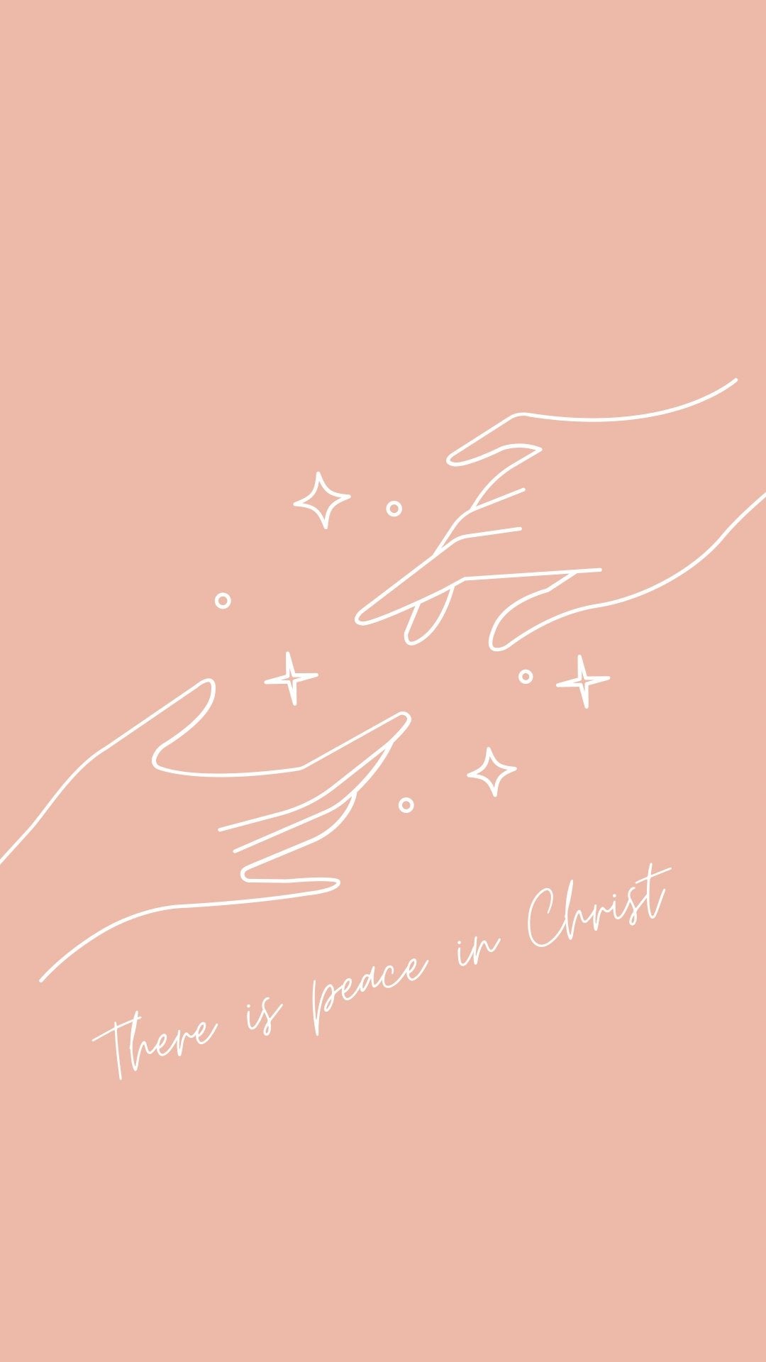 Peace In Christ Phone Wallpaper