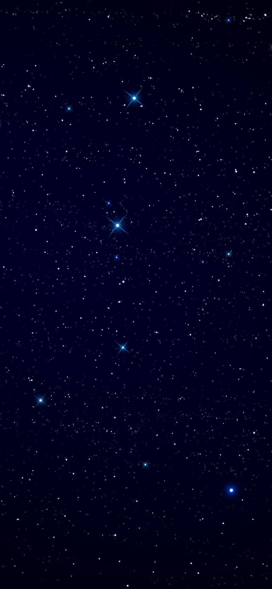 Download Dark Blue Galaxy In Space iPhone Wallpaper
