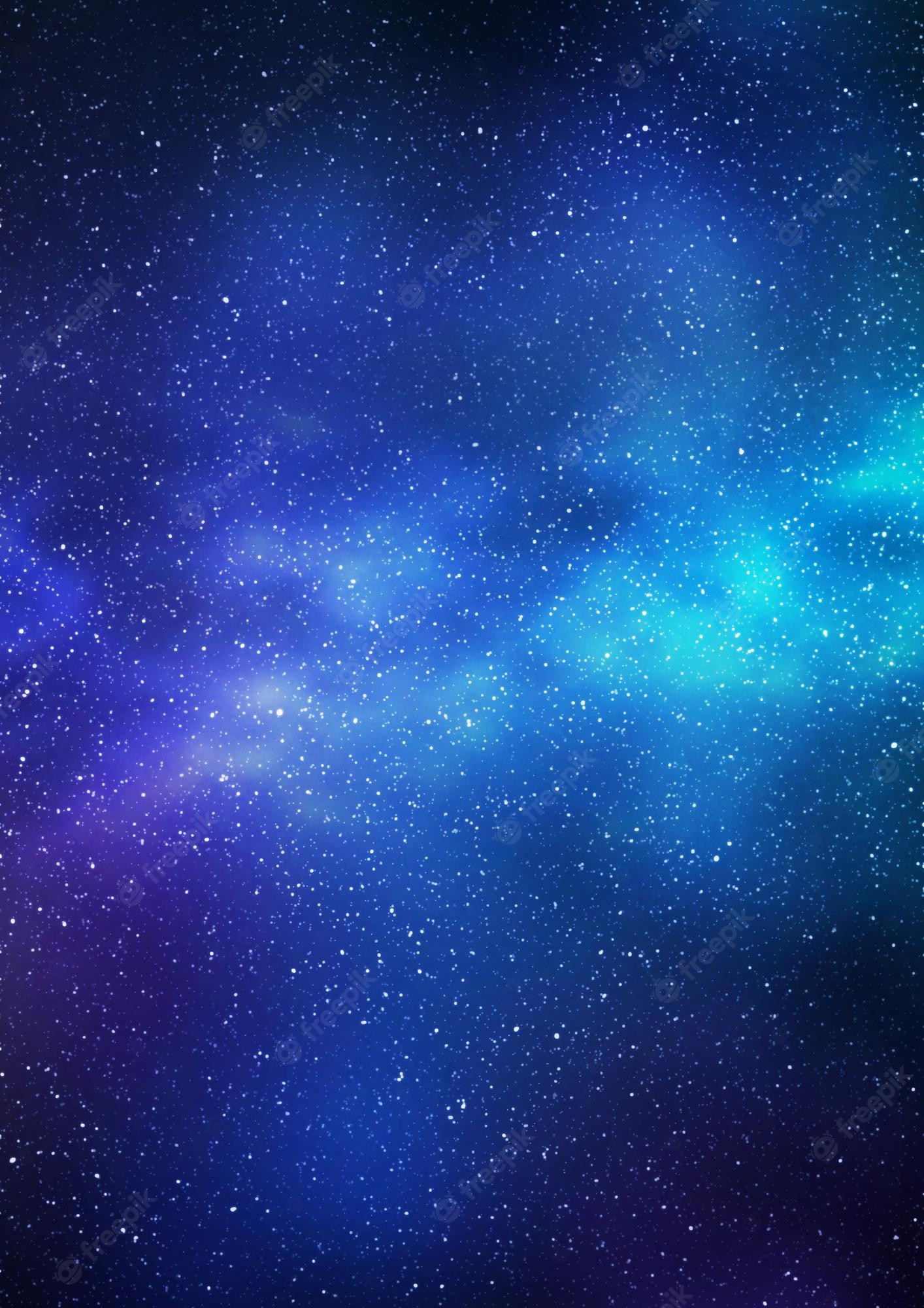 Blue Galaxy Background Picture