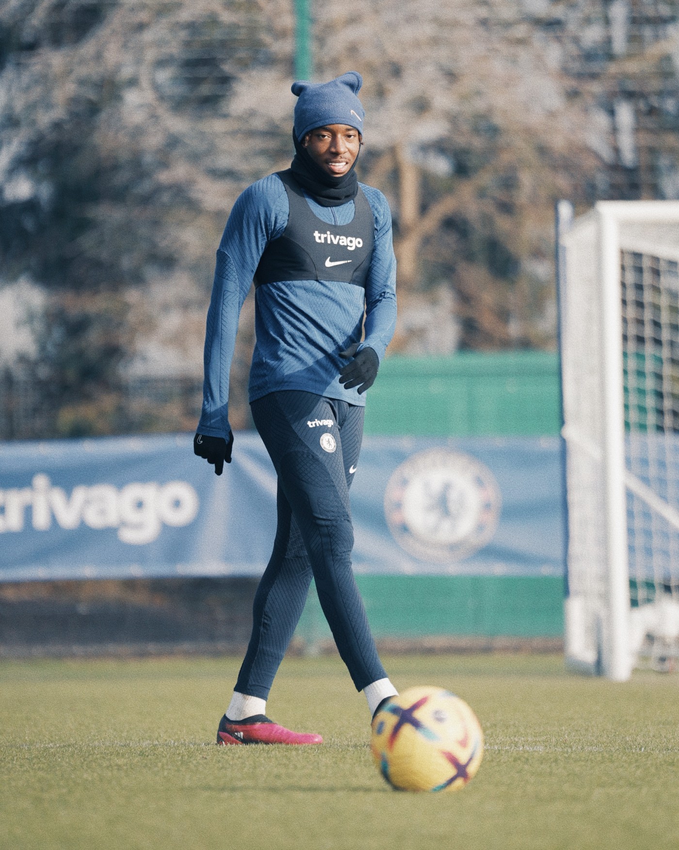 In picture: Madueke's first training session. News. Official Site. Chelsea Football Club