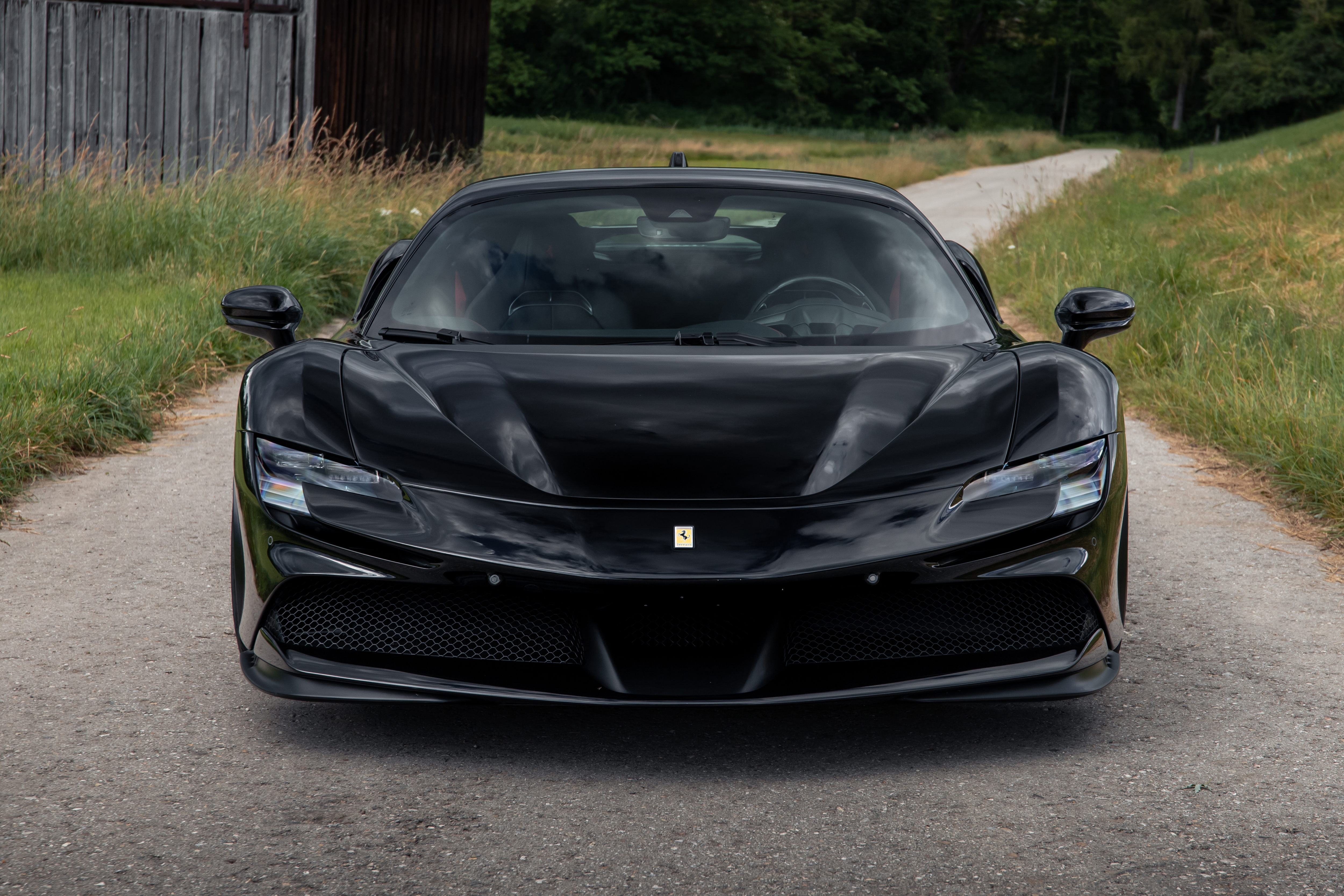 Black 2021 Novitec Ferrari SF90 Stradale, Supercar Gallery HD Wallpaper