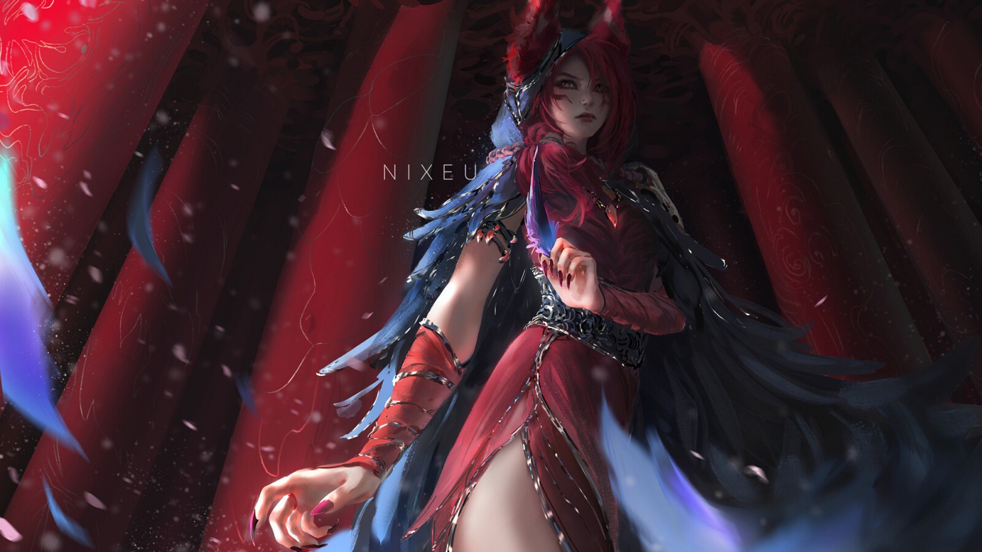 Xayah (League of Legends) HD Wallpaper and Background