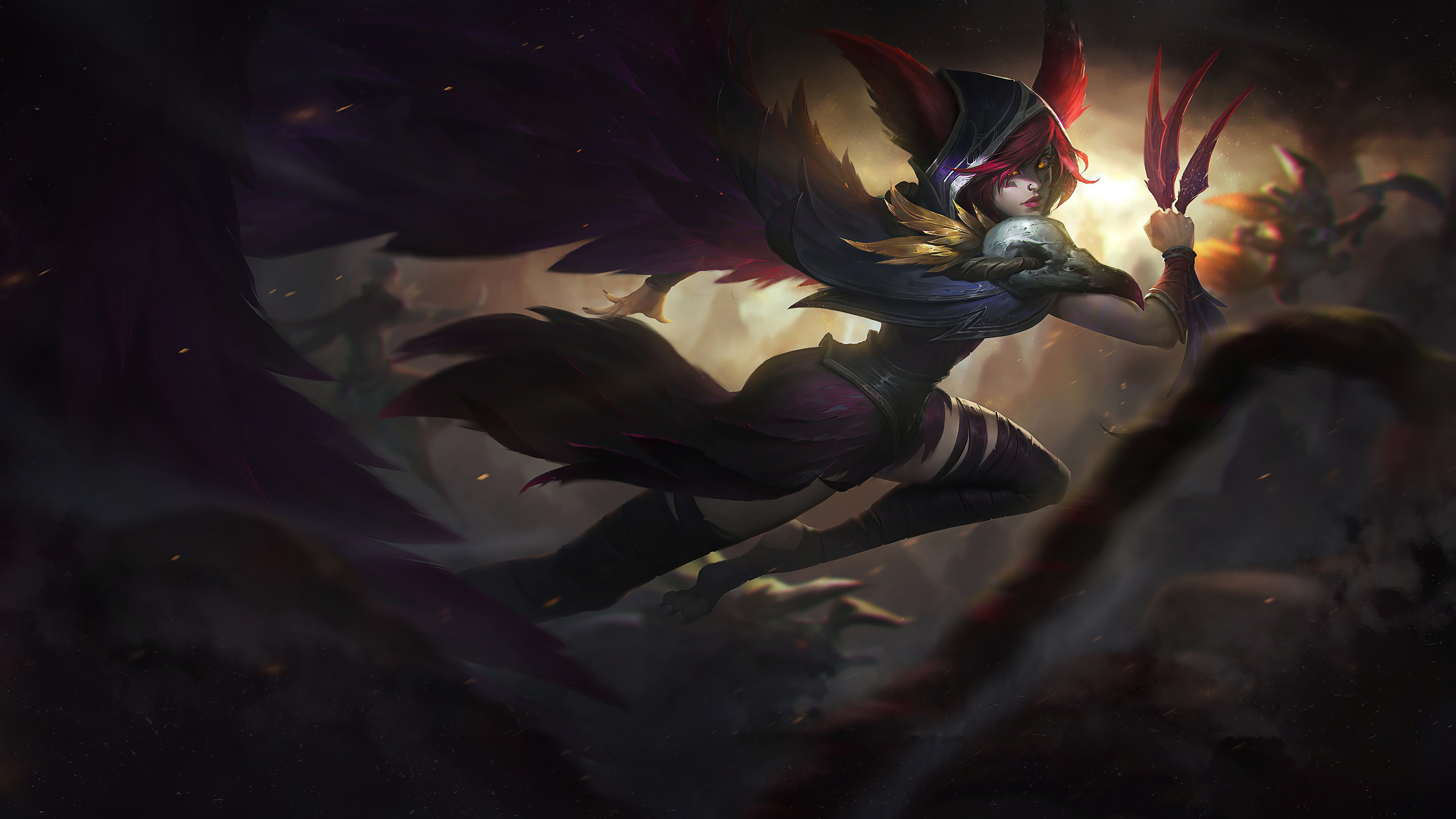 Xayah, LoL, 4K Gallery HD Wallpaper