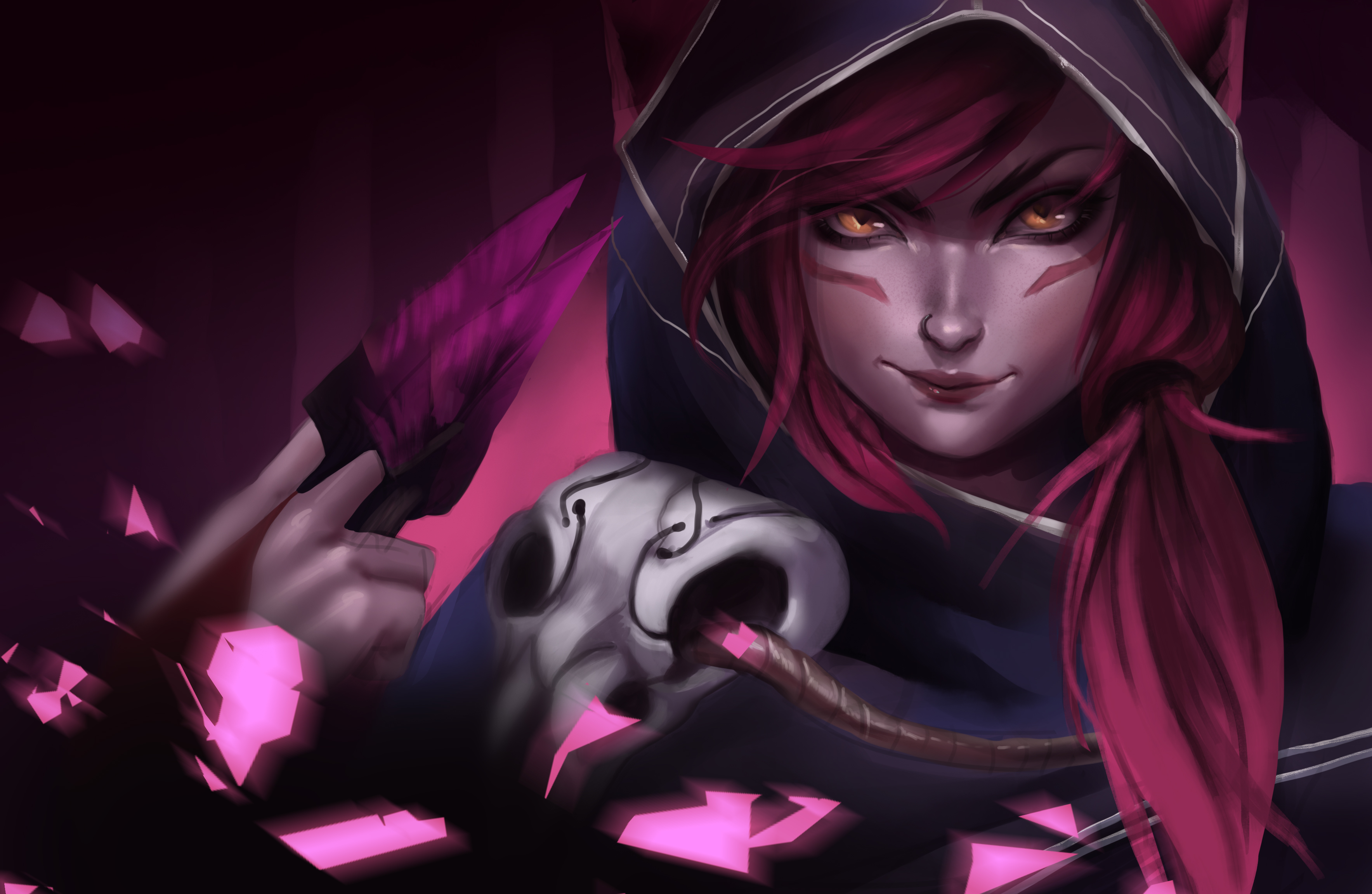 Xayah (League of Legends) HD Wallpaper and Background