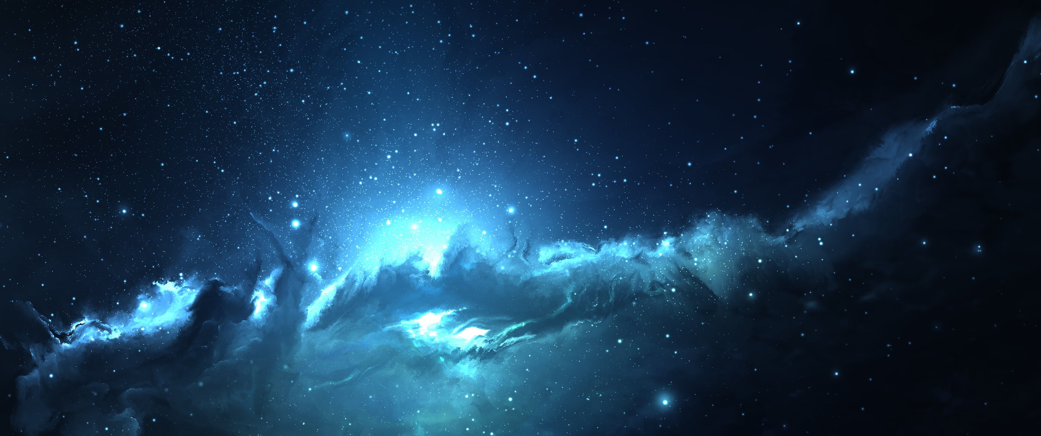 blue clouds #ultrawide #space #blue K #wallpaper #hdwallpaper #desktop. HD wallpaper, Blue clouds, Wallpaper