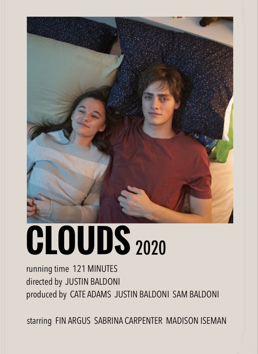 Clouds by Millie. Indie movie posters, Iconic movie posters, Romantic movies