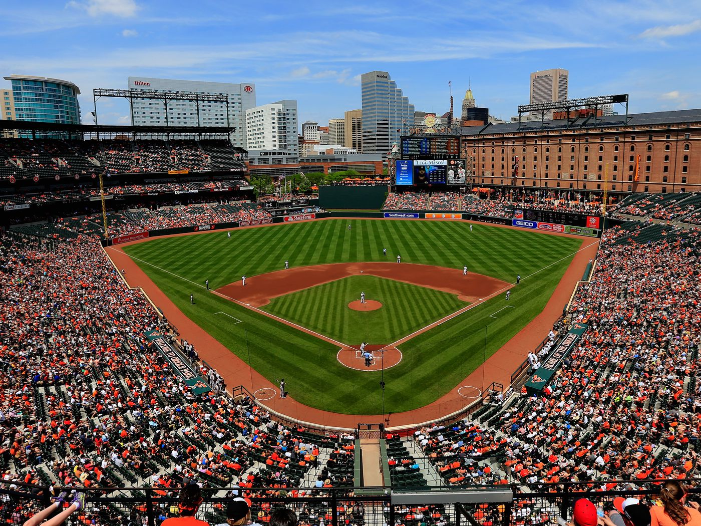 Beautiful Camden Yards..I've GOT to go there!!!!  Baltimore orioles  wallpaper, Baltimore orioles stadium, Orioles wallpaper