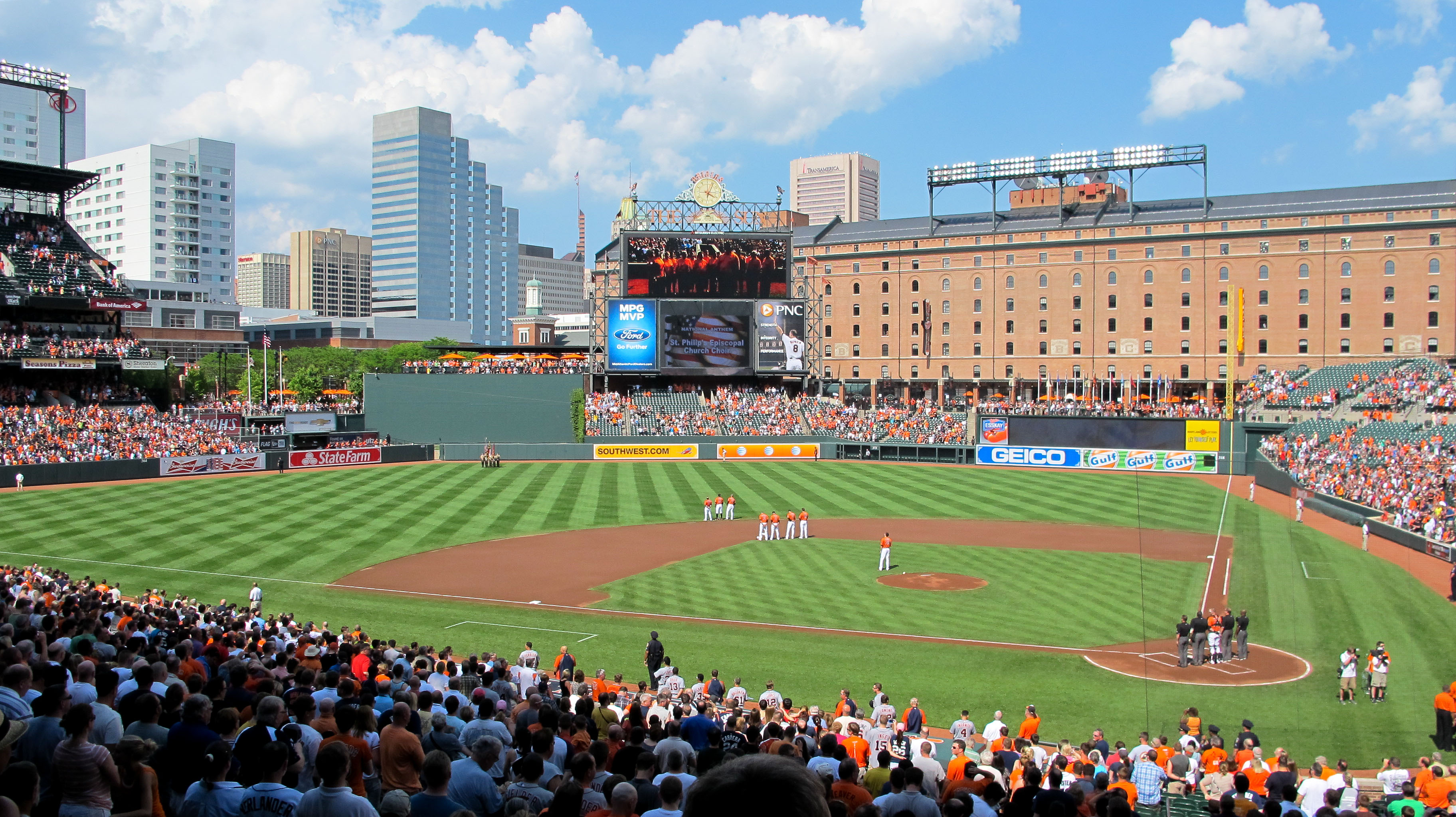 Beautiful Camden Yards..I've GOT to go there!!!!  Baltimore orioles  wallpaper, Baltimore orioles stadium, Orioles wallpaper