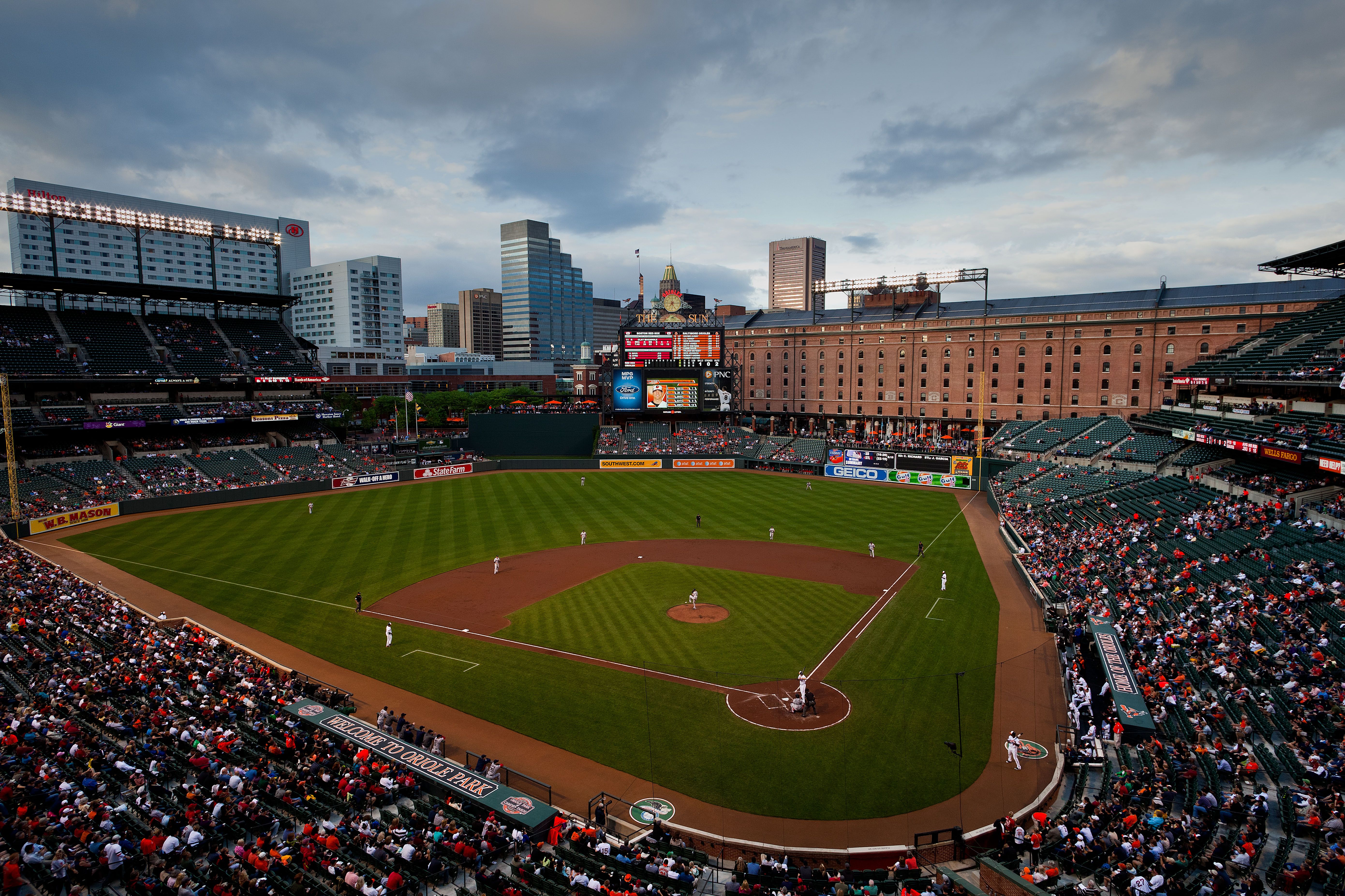 Camden Yards, Baltimore Orioles. Baseball stadium, Baseball, Mlb baseball