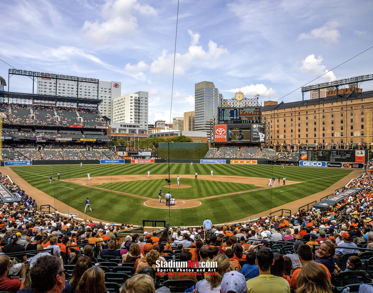 Baltimore Orioles Camden Yards Baseball Stadium Field 8x10 to 48x36 photo 02