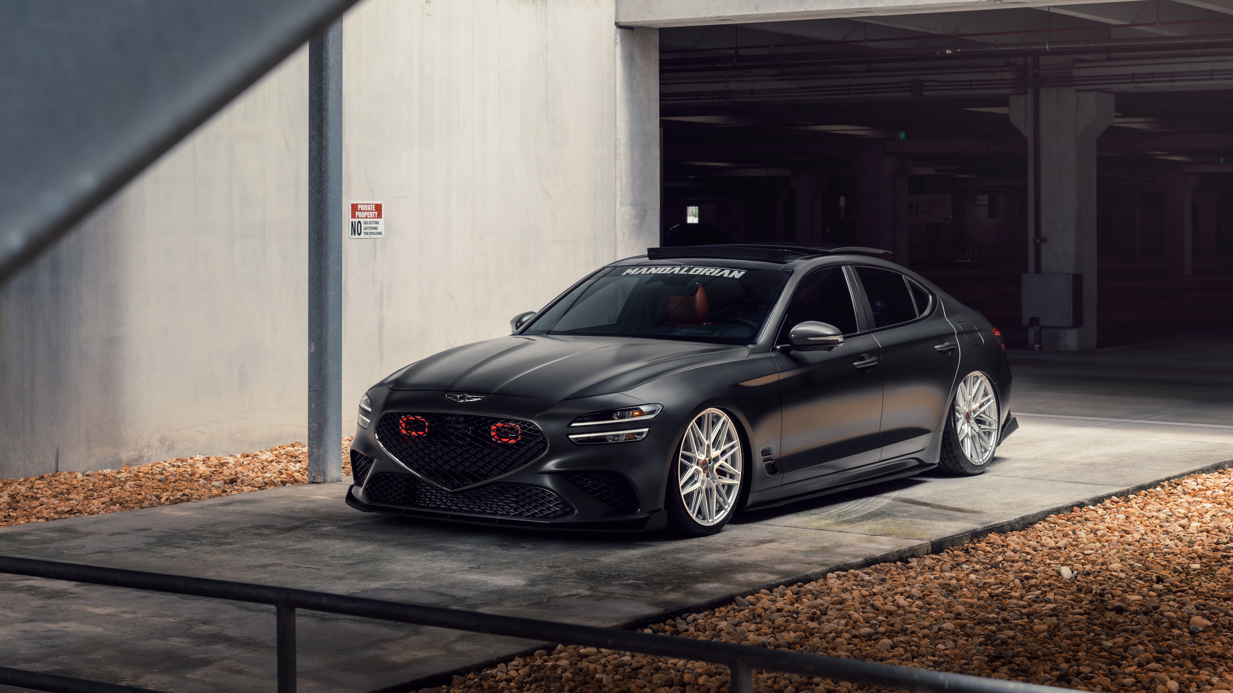 Genesis G70 Wallpaper 4K, Luxury Sedan, Custom tuning, 5K