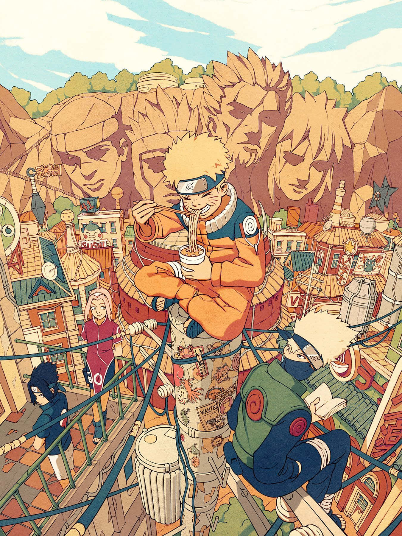 Naruto Hidden Leaf Village Konoha Team