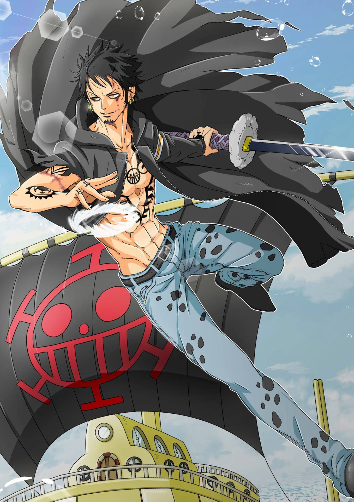 Download The adventures of Trafalgar Law Wallpaper