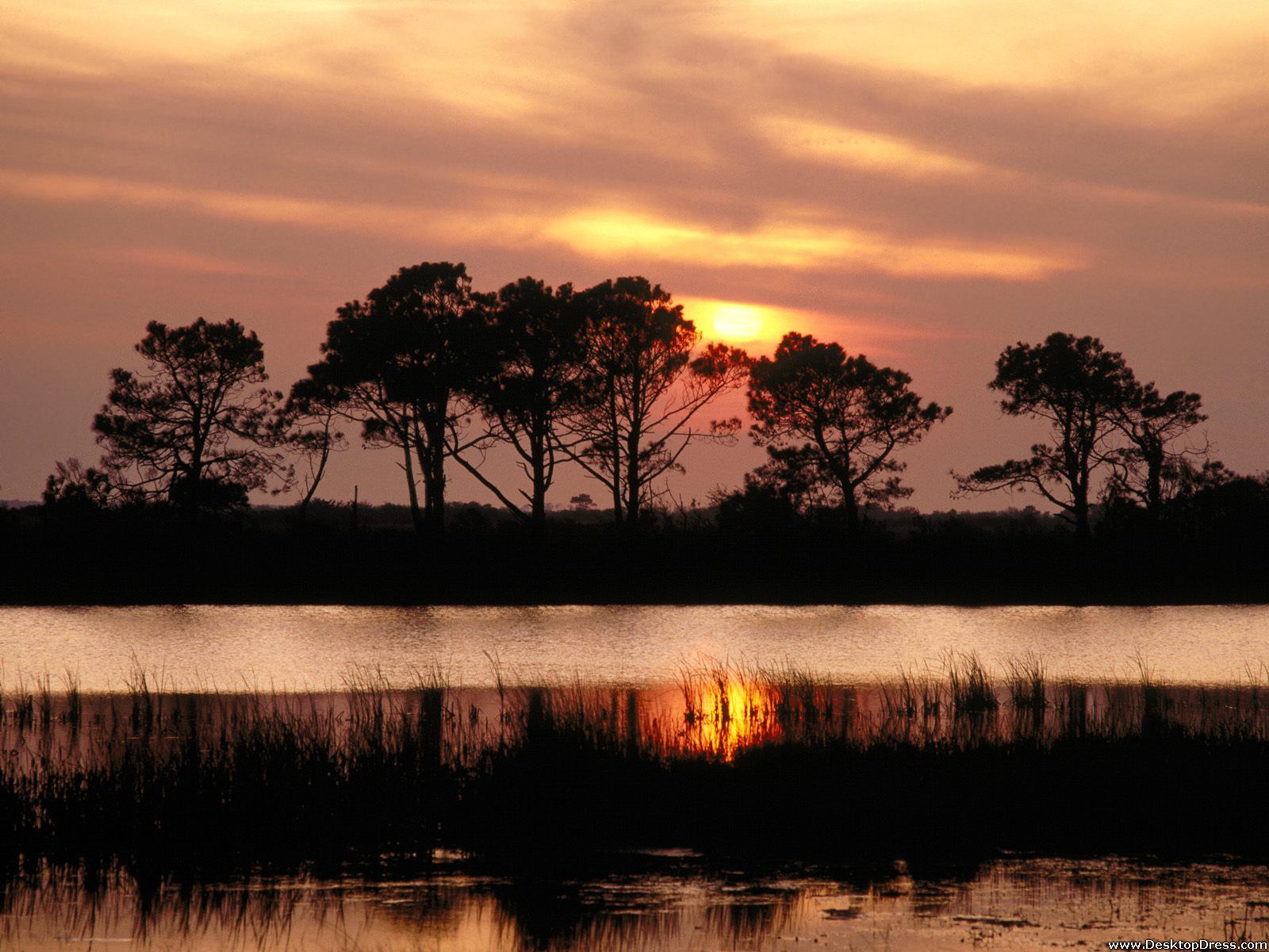 Desktop Wallpaper Natural Background Outer Banks, Roanoke Sound, North Carolina