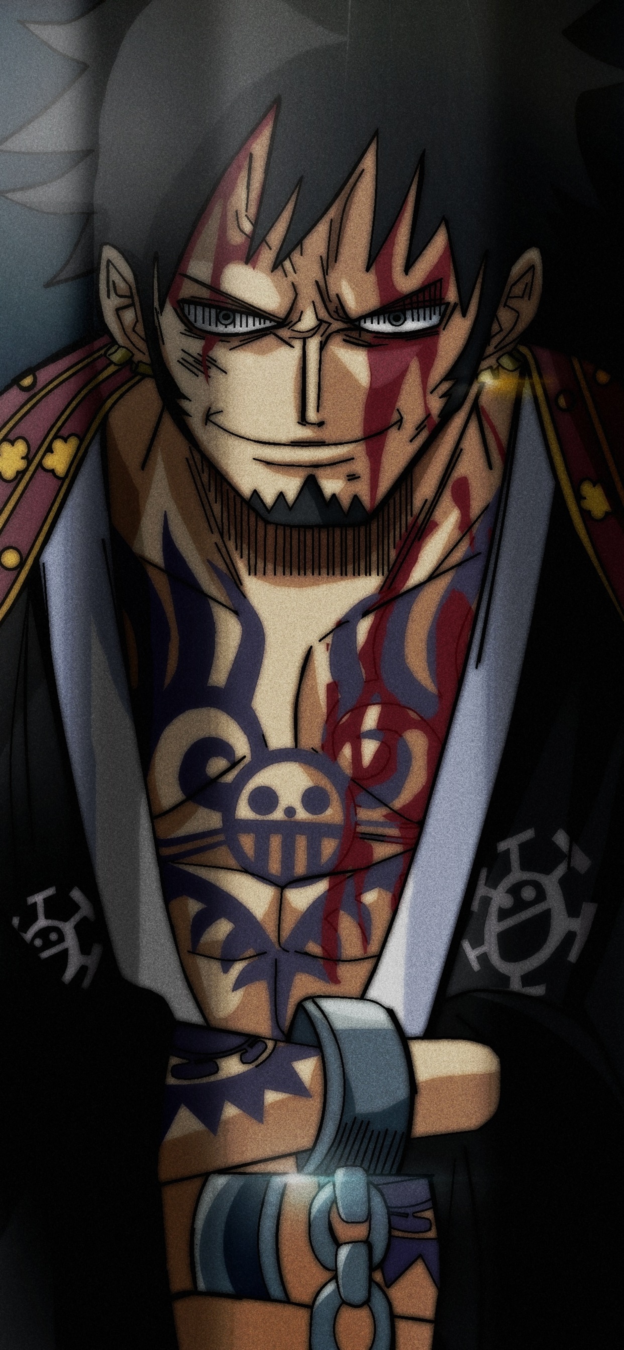 Wallpaper / Anime One Piece Phone Wallpaper, Trafalgar Law, 1242x2688 free download
